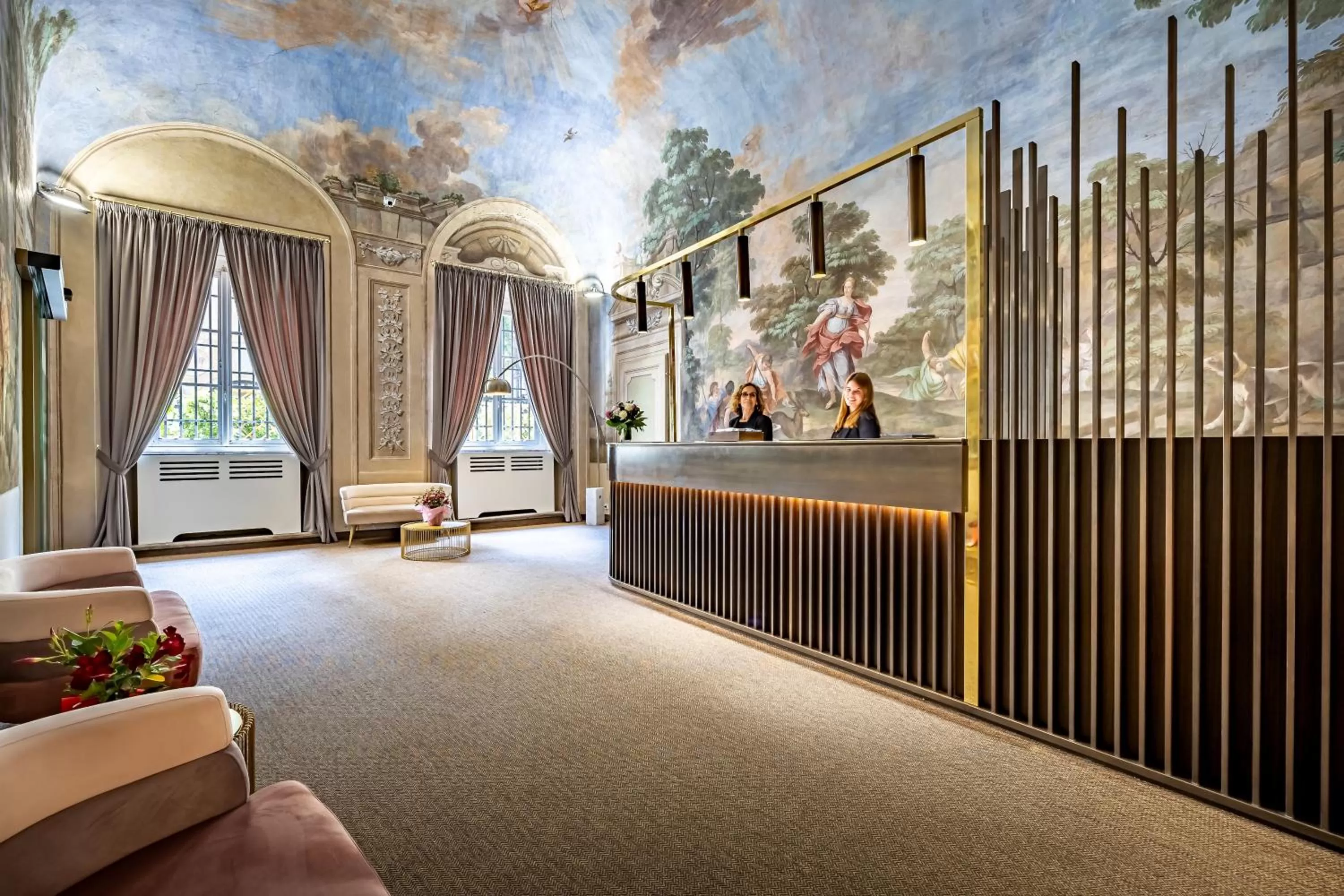 Lobby or reception in Hotel La Scaletta al Ponte Vecchio
