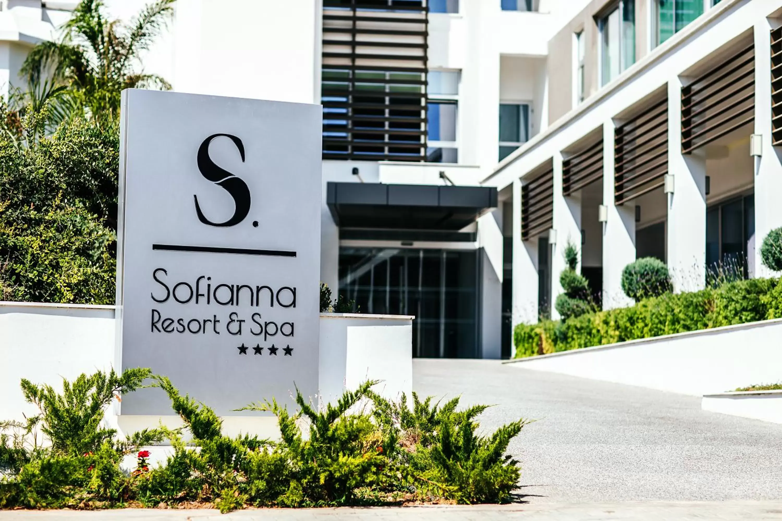 Facade/entrance, Property Logo/Sign in Sofianna Resort & Spa