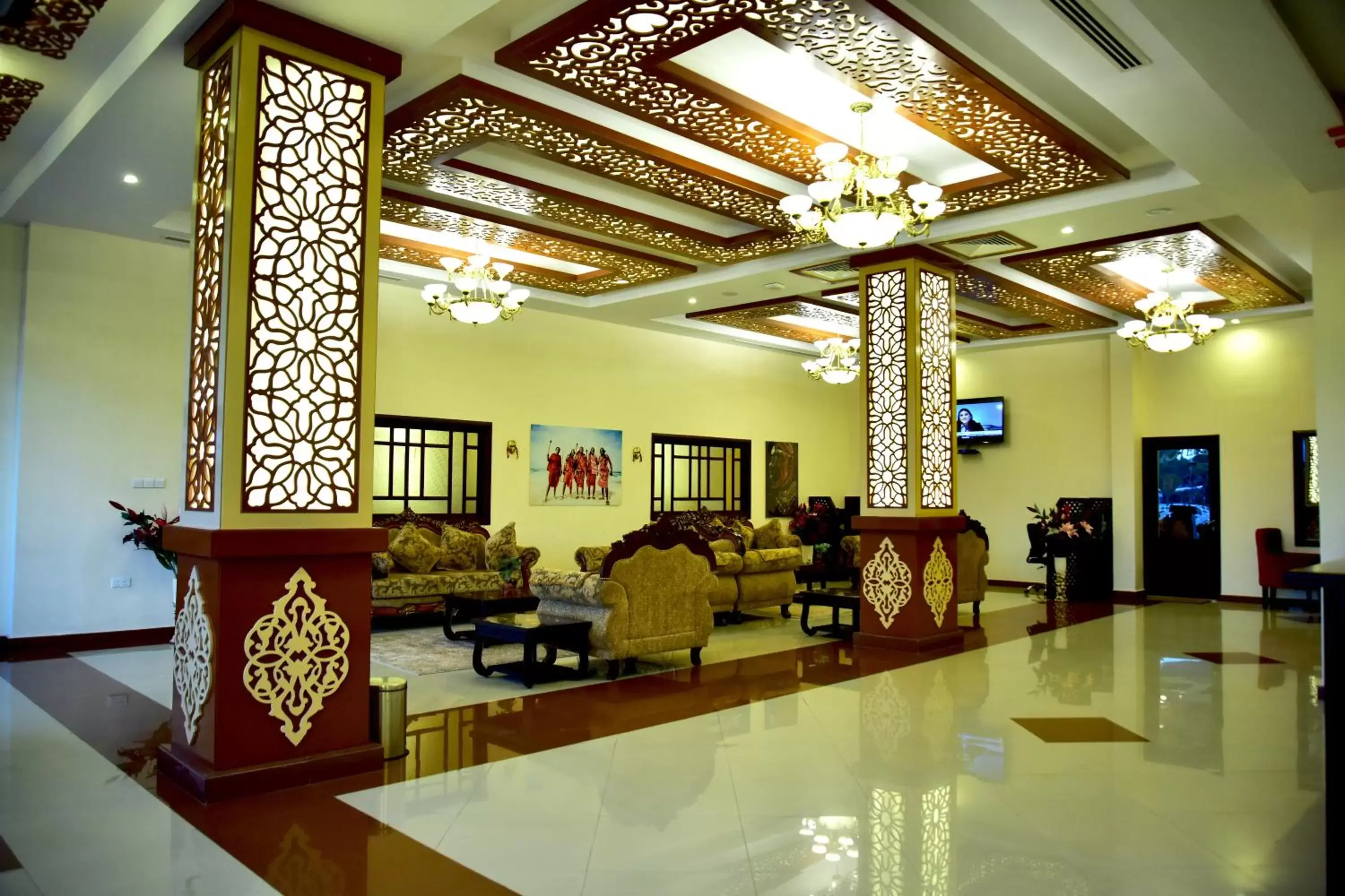 Lobby or reception in Hotel Blue Sapphire