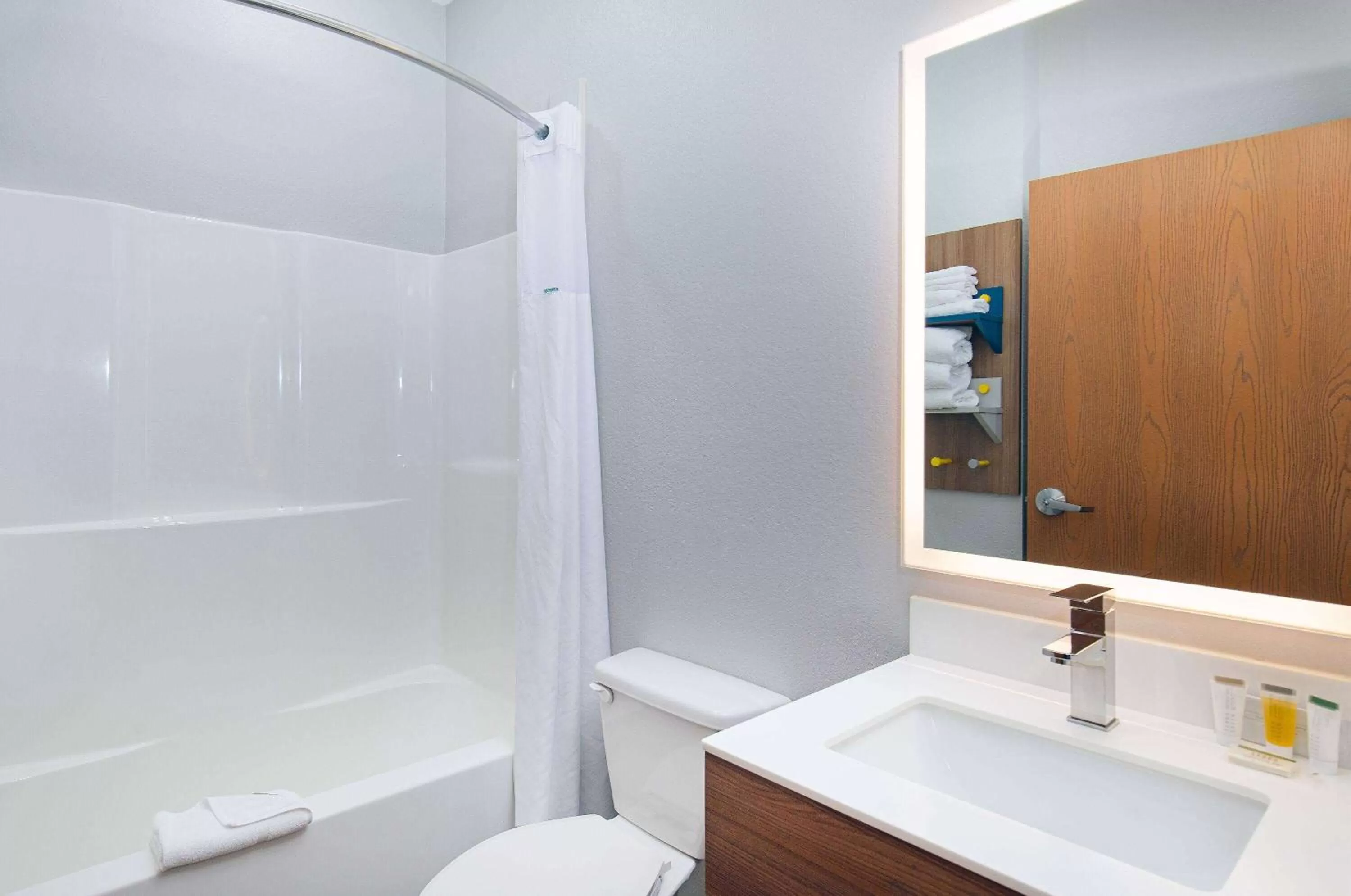 Shower in Microtel Inn and Suites by Wyndham