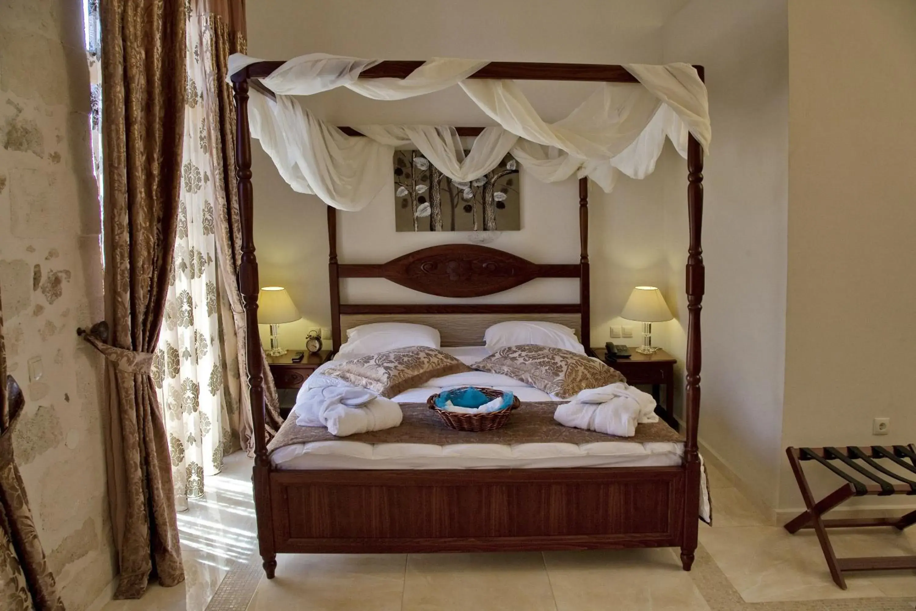 Bed in Antica Dimora Suites