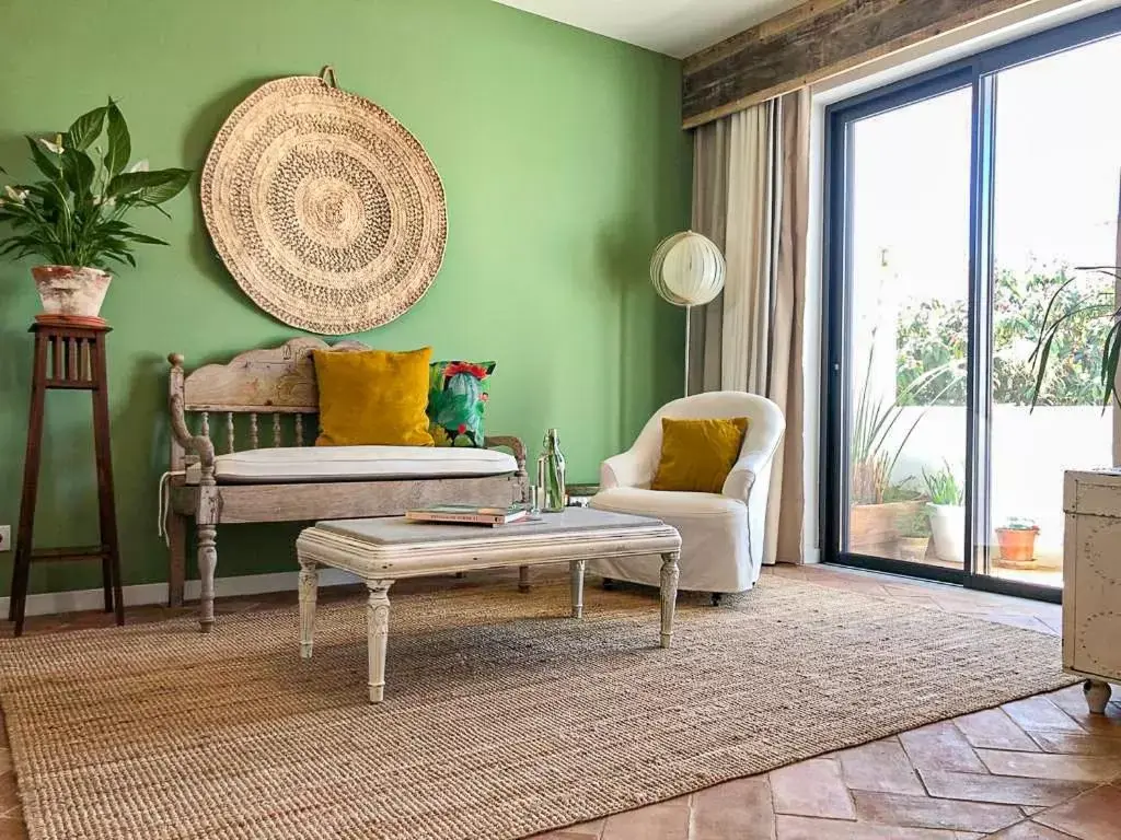 Seating Area in Altanure - Almatere Food Forest Boutique Hotel