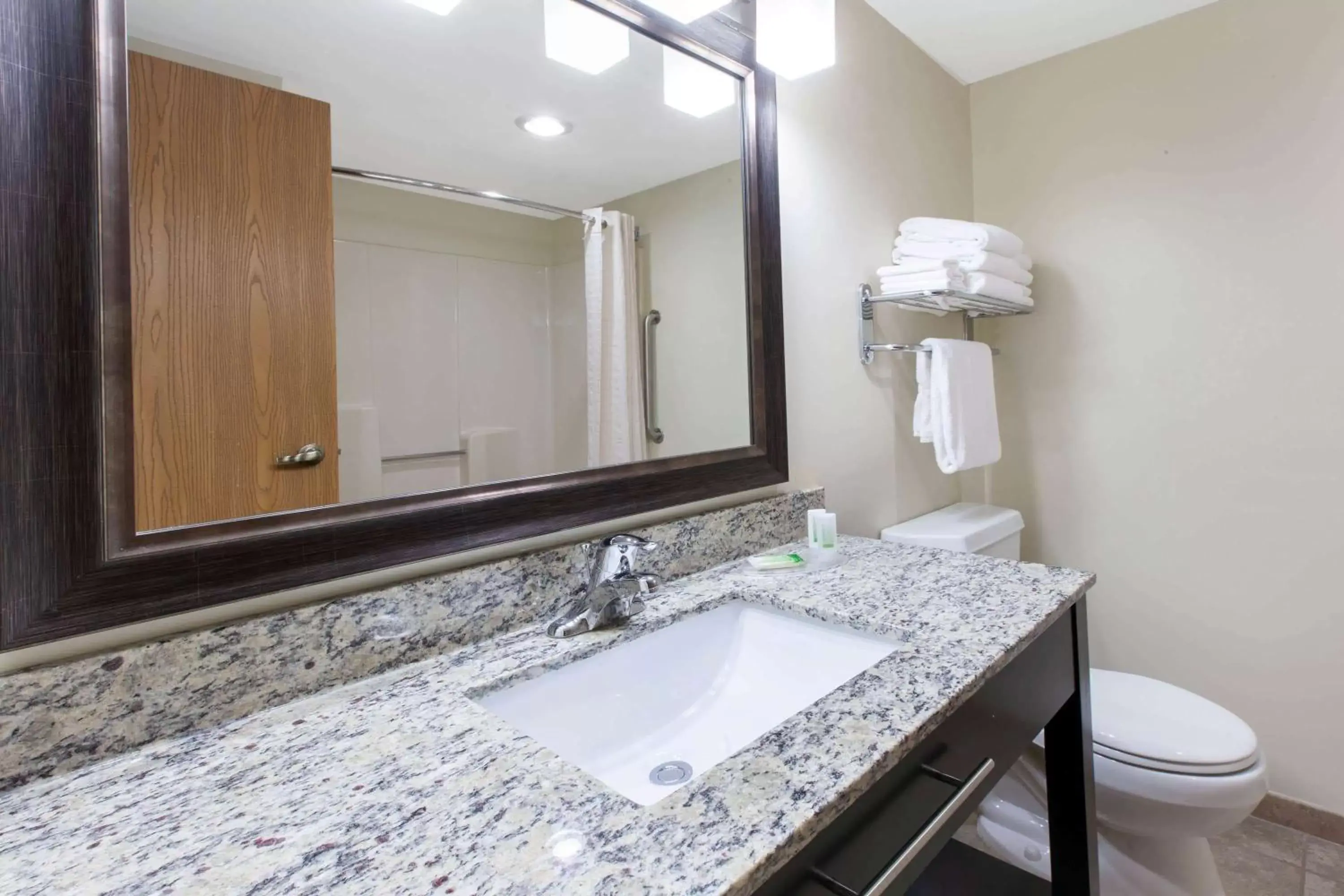 Bathroom in AmericInn by Wyndham Silver City