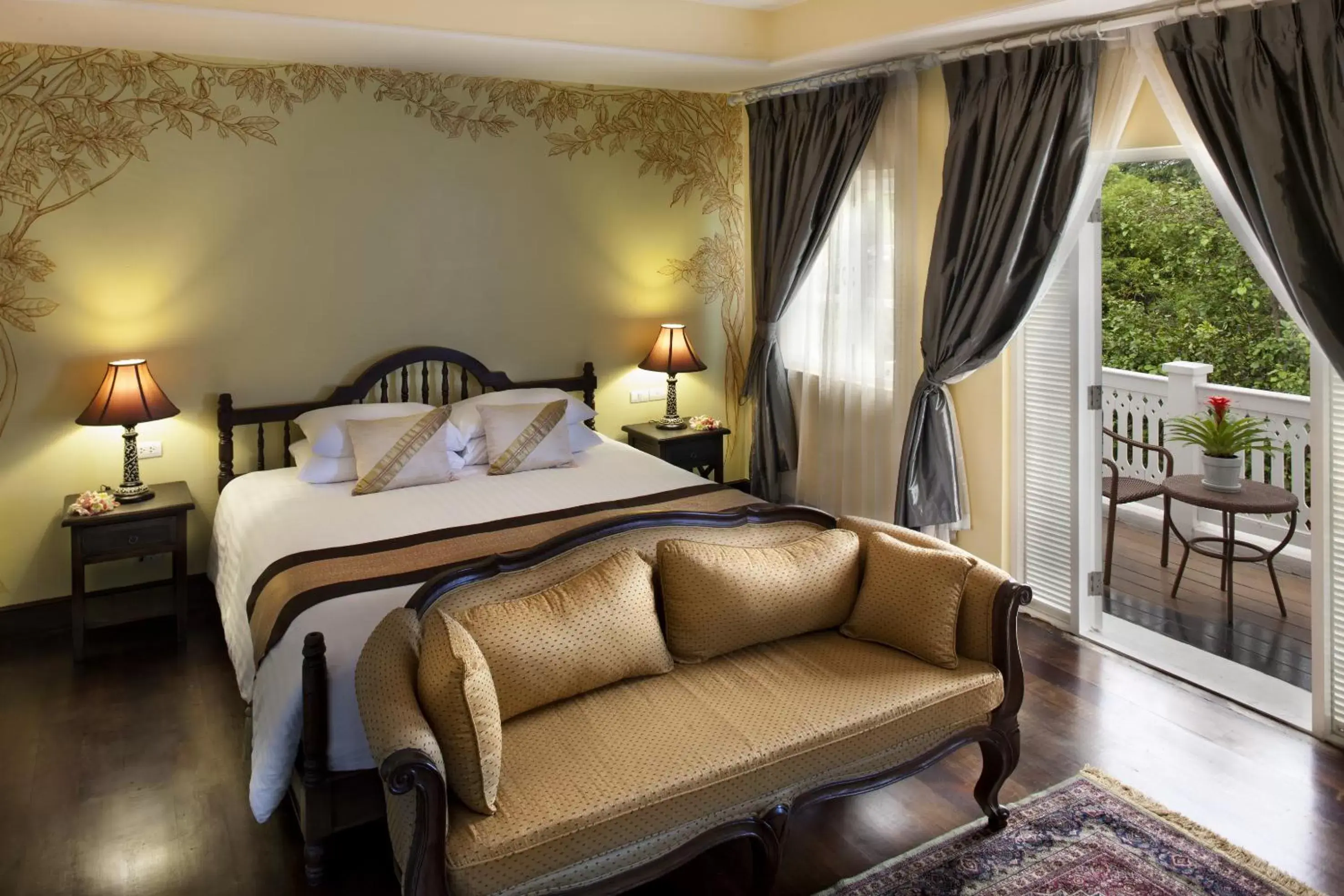 Bed, Room Photo in Ping Nakara Boutique Hotel And Spa