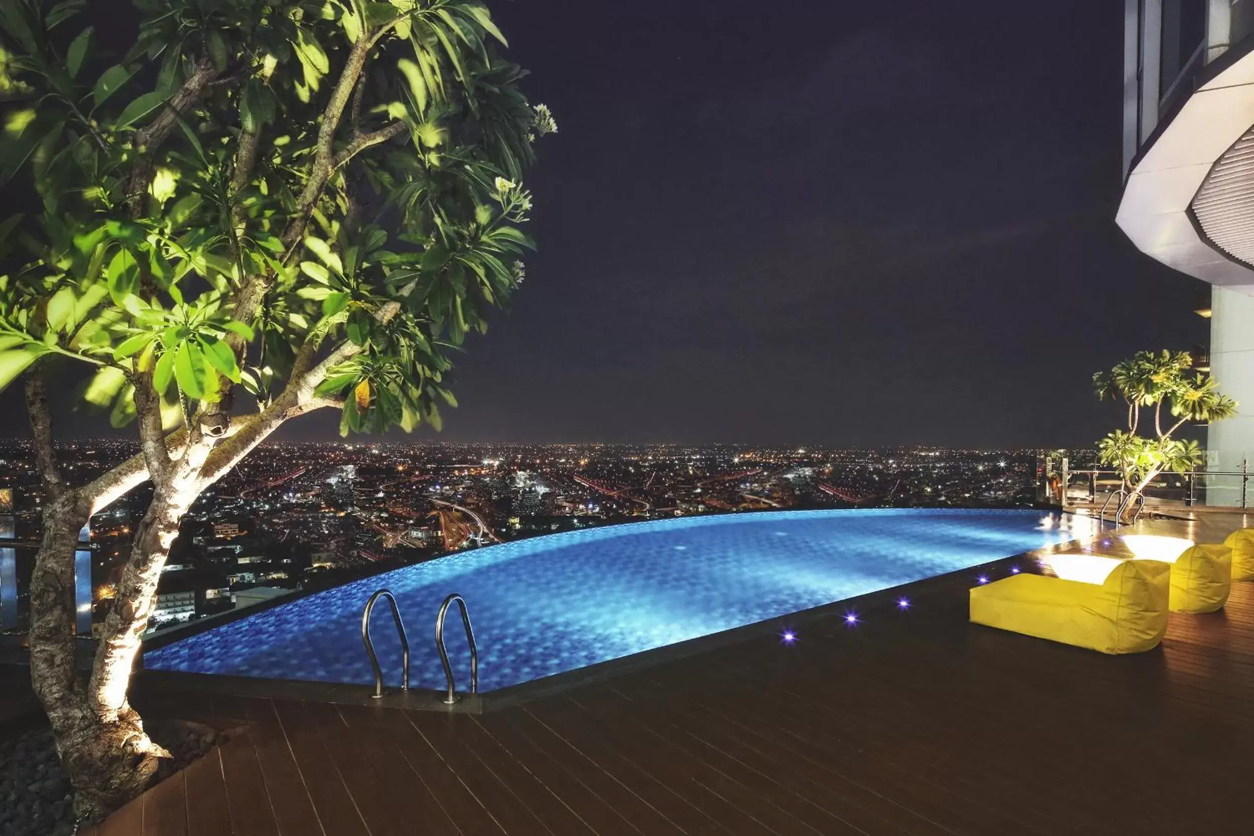 Night, Swimming Pool in Hotel Ciputra World Surabaya managed by Swiss-Belhotel International