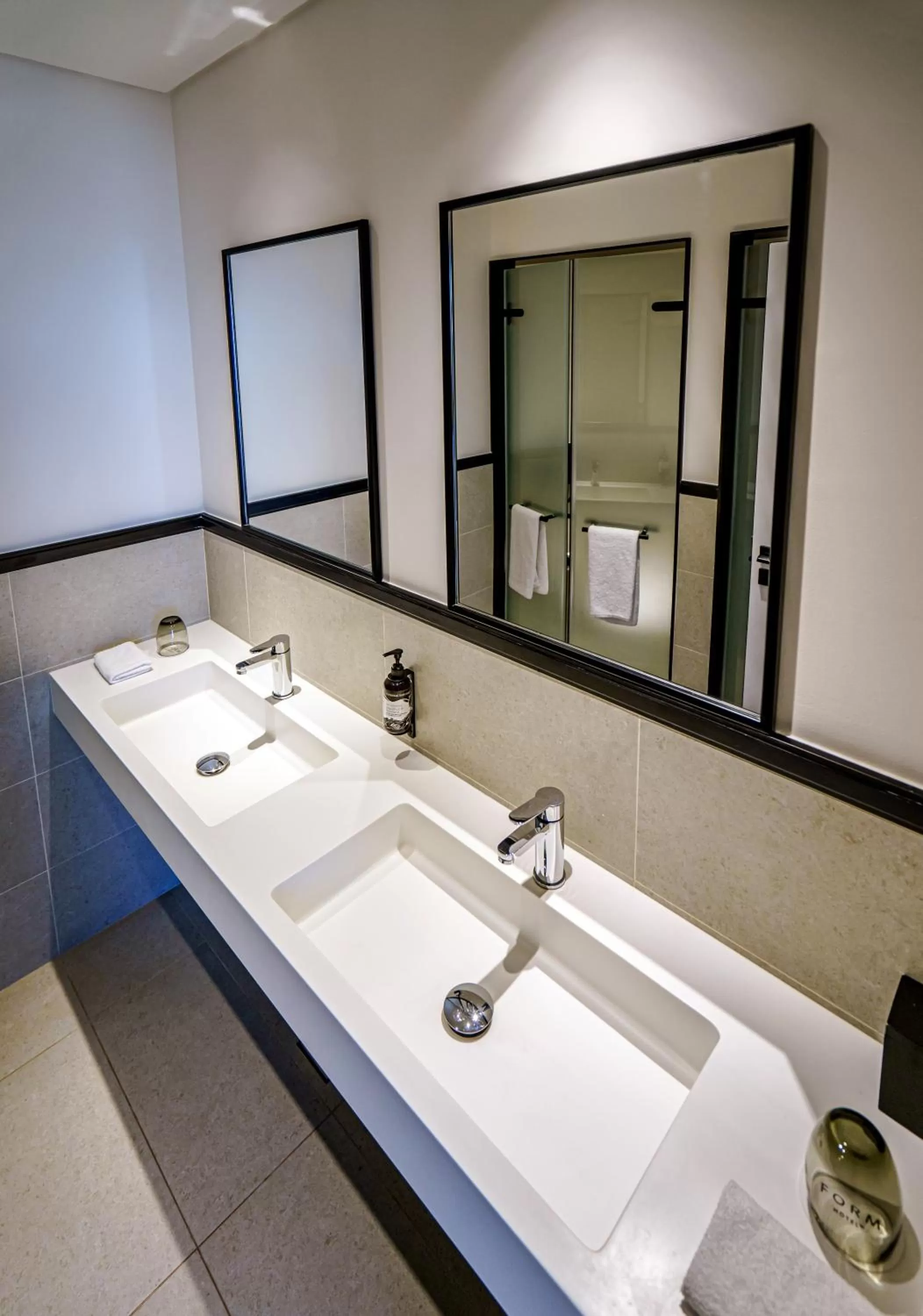 Bathroom in FORM Hotel Al Jaddaf, Dubai, a Member of Design Hotels