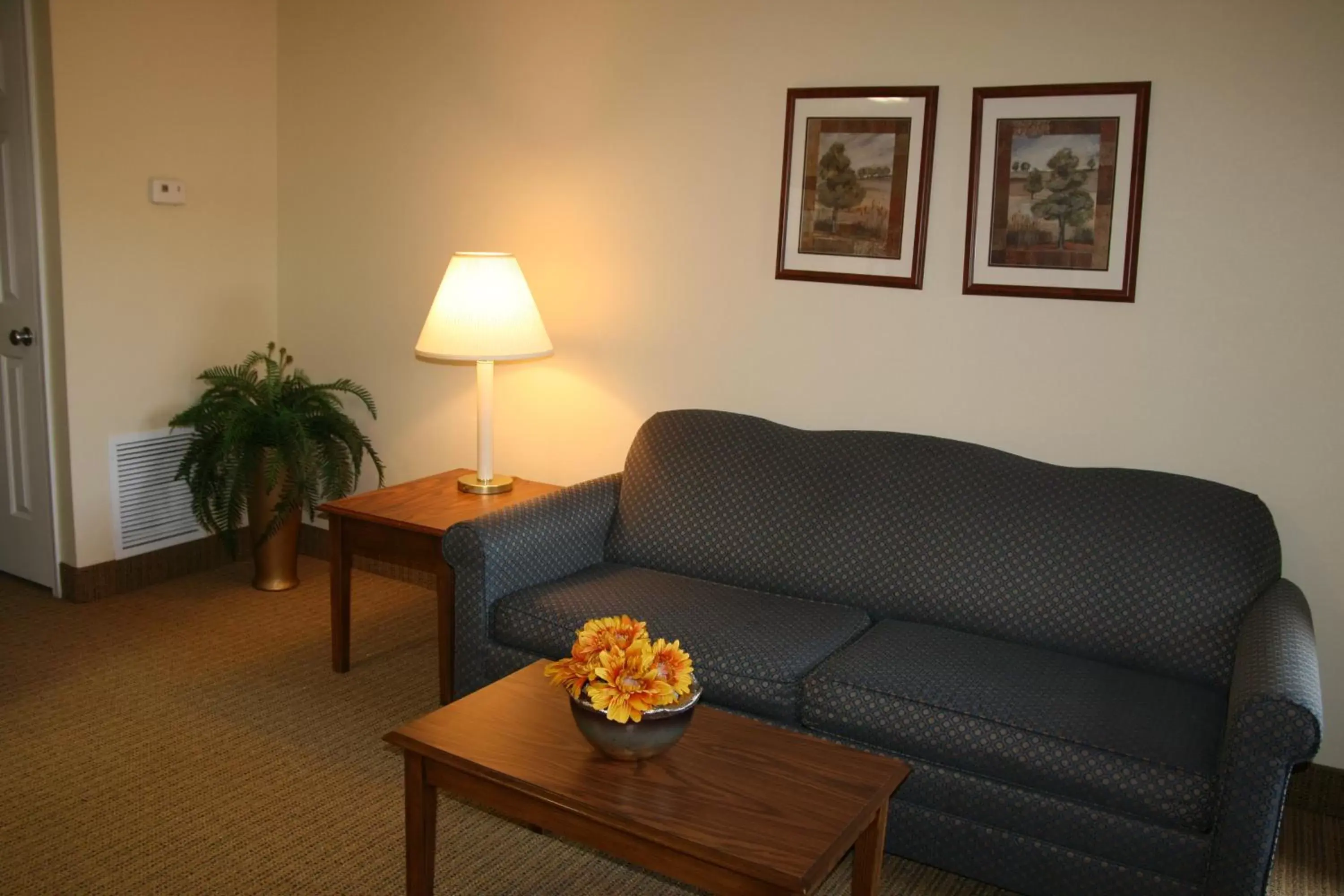 Seating Area in Affordable Suites of America Fredericksburg