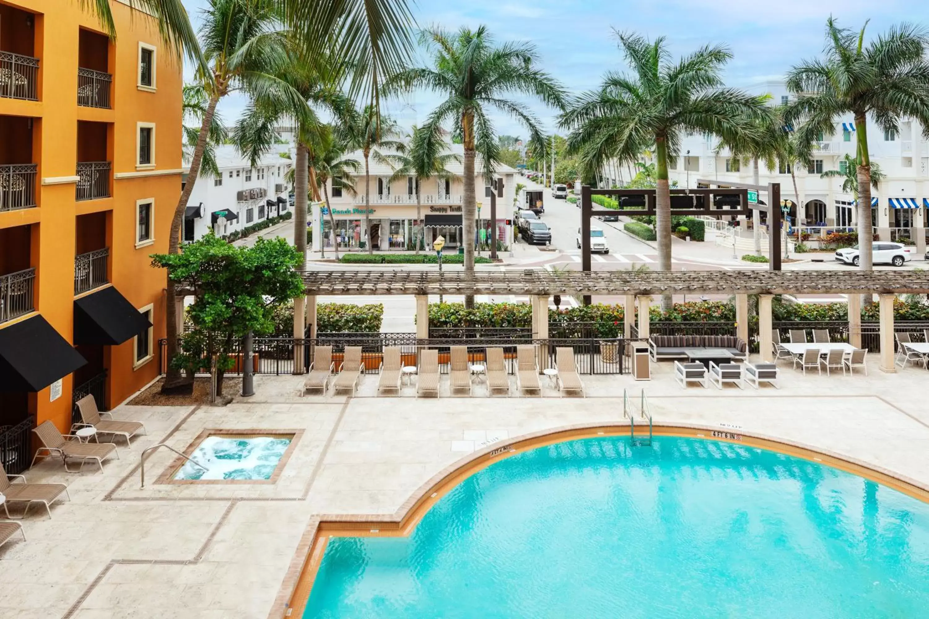 View (from property/room), Swimming Pool in The Atlantic Suites on the Ave