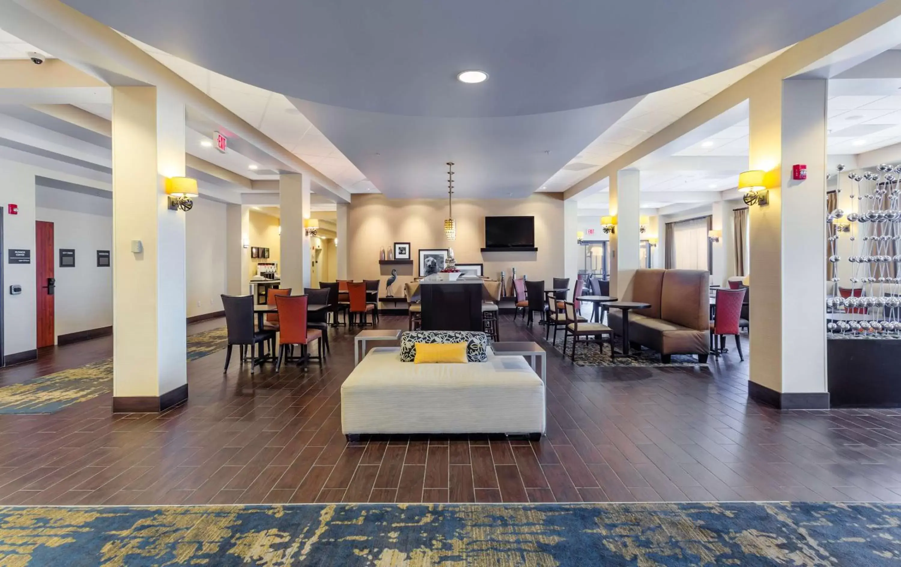 Lobby or reception, Restaurant/Places to Eat in Hampton Inn Salt Lake City Downtown