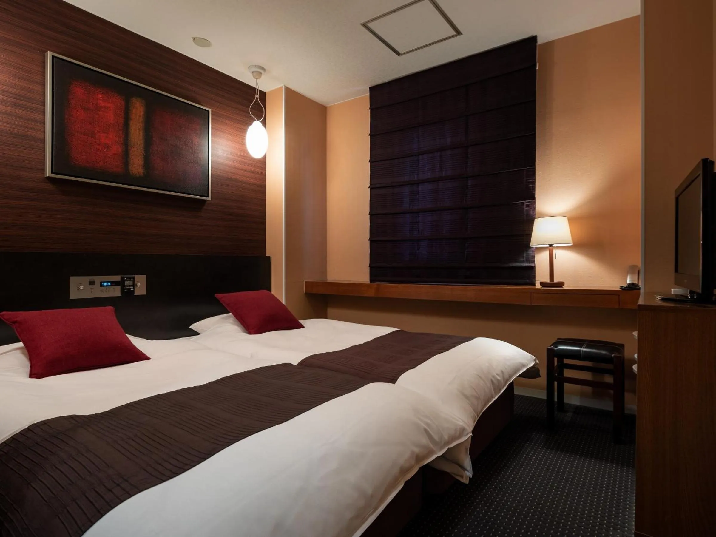 Photo of the whole room, Bed in Fujieda Park Inn Hotel