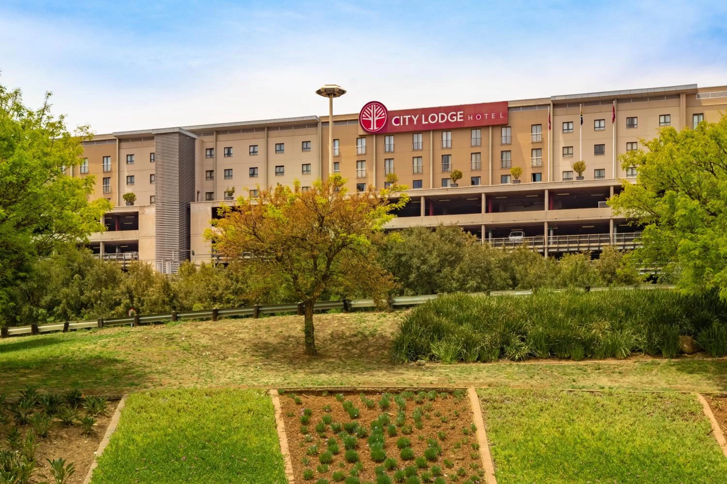 Property building in City Lodge Hotel at OR Tambo International Airport