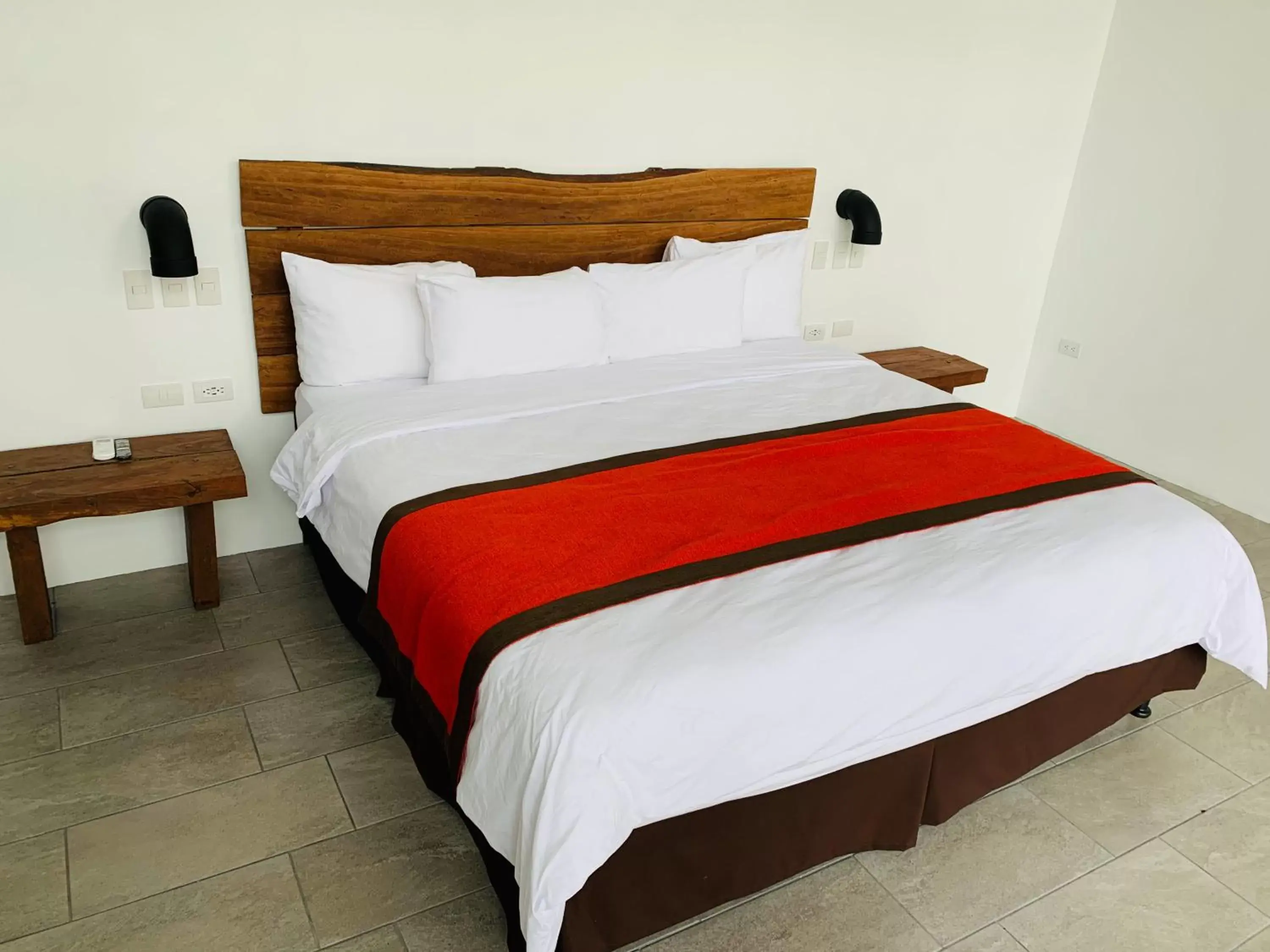 Bed in Sangregado Lodge Bed in Sangregado Lodge