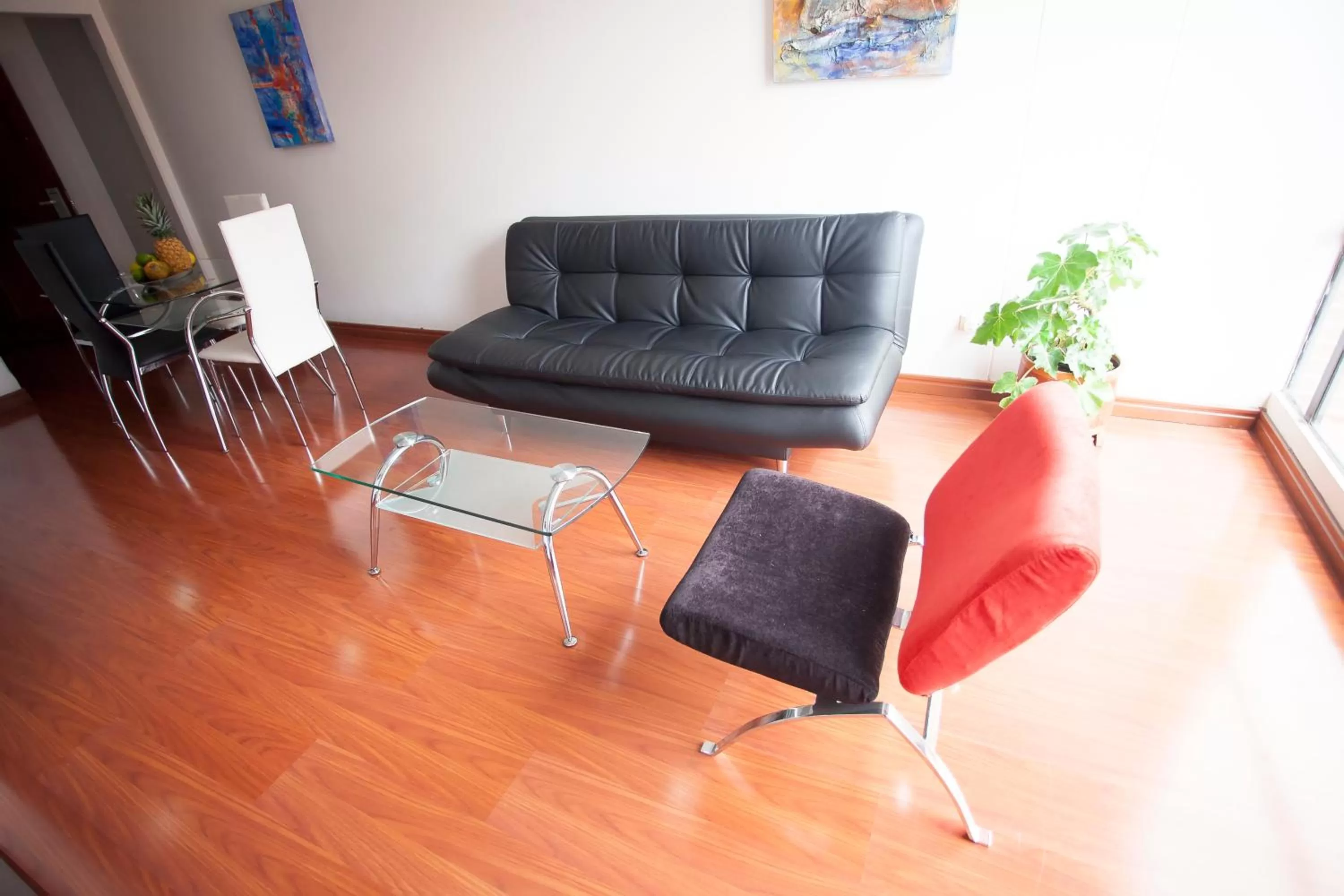 Living room in Cora 96 Street Apartments