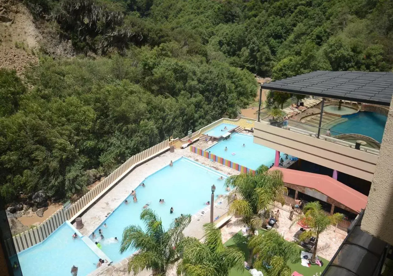 Swimming pool, Pool View in Hotel y Aguas Termales de Chignahuapan
