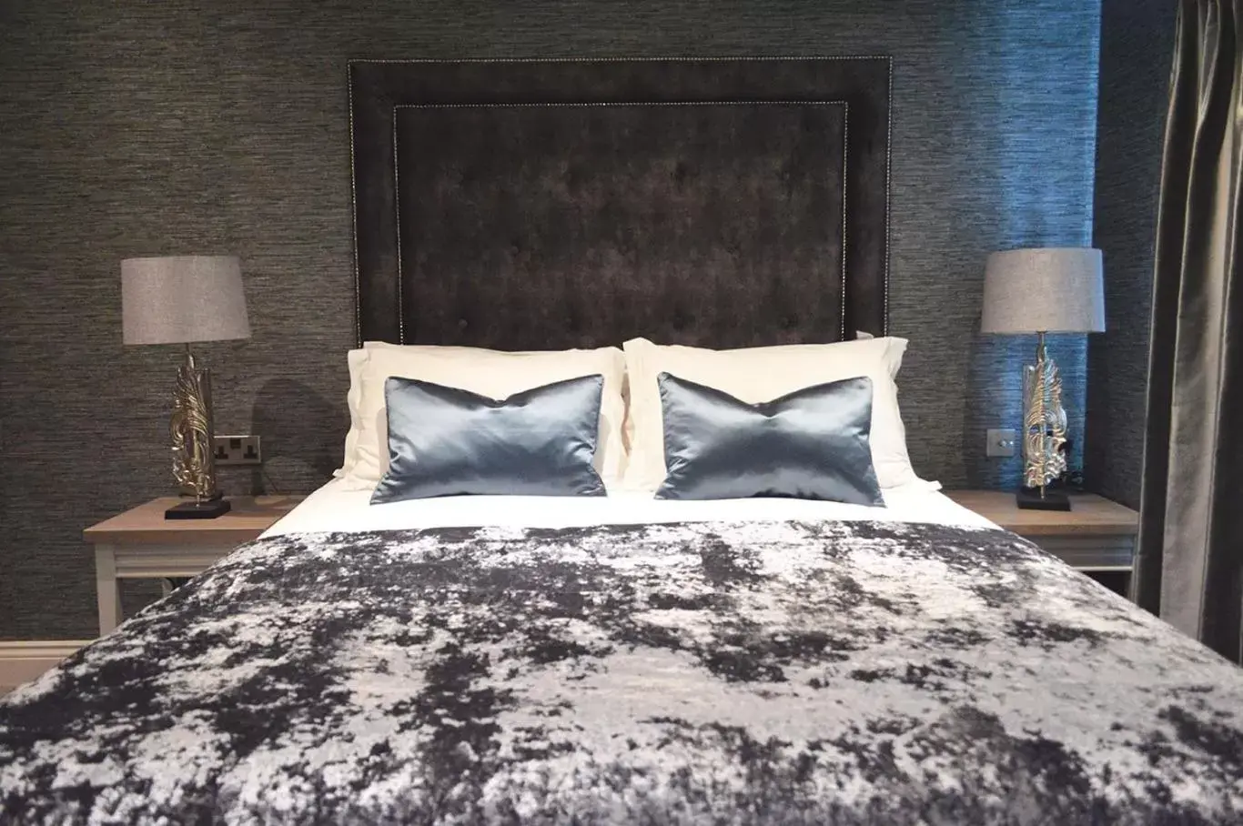 Bed in The Lord Street Hotel; BW Signature Collection