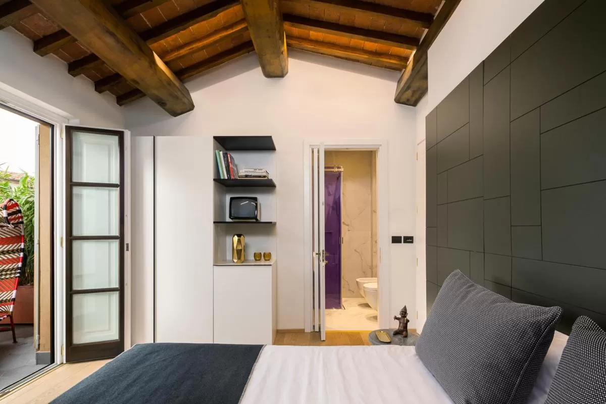 Bedroom, Bed in Hotel Milu Florence