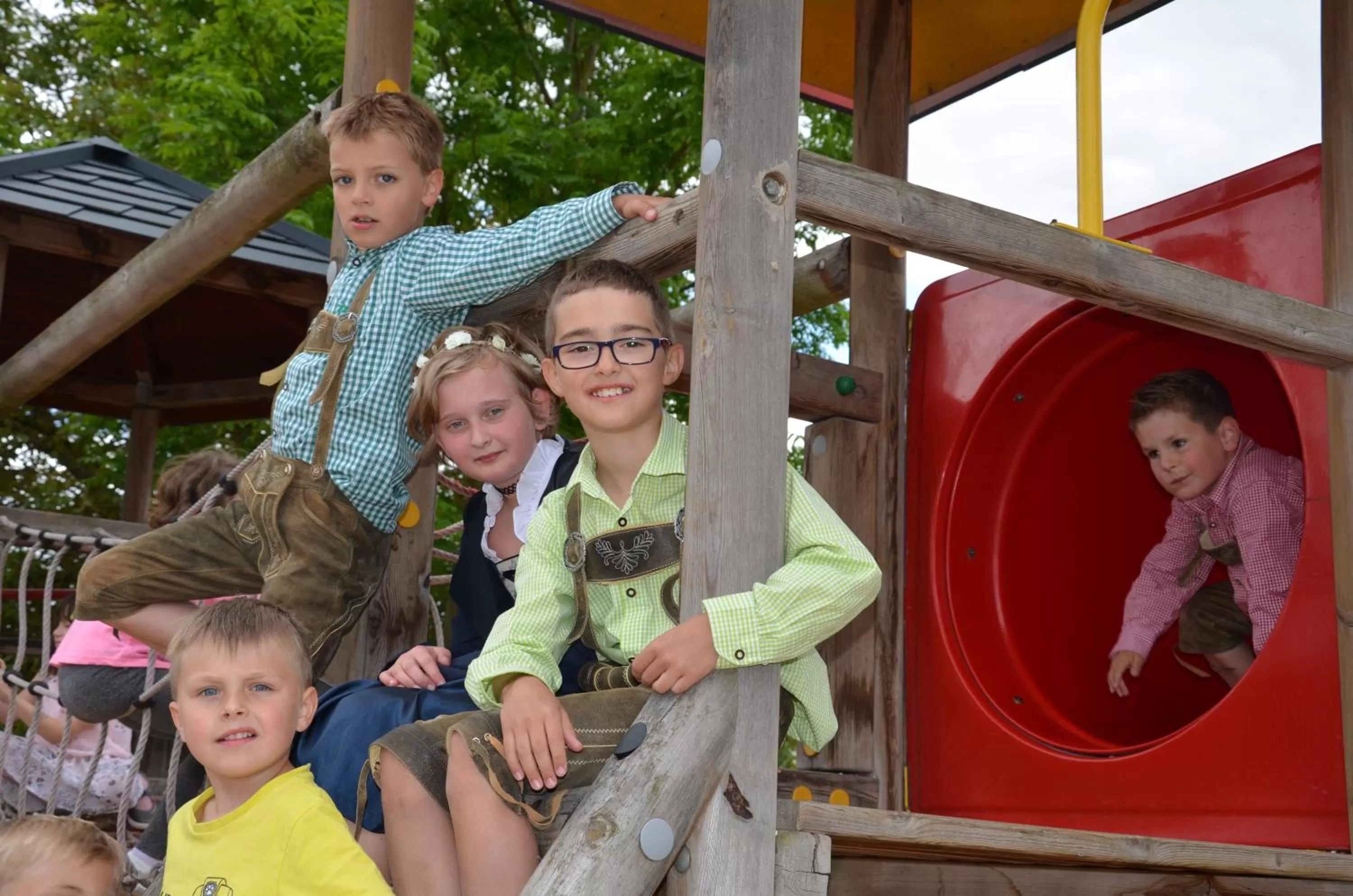 Garden view in Thalinger Hof