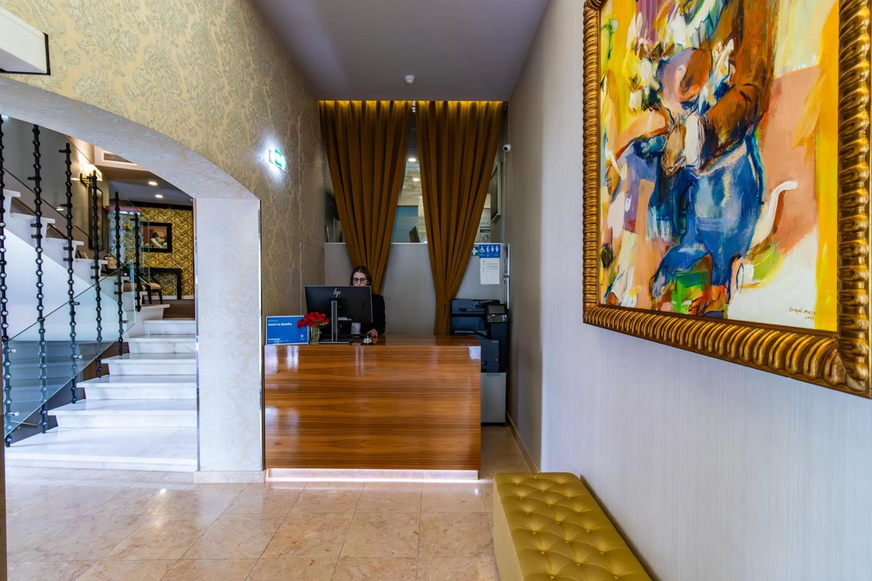 Lobby or reception in Hotel Lis Batalha