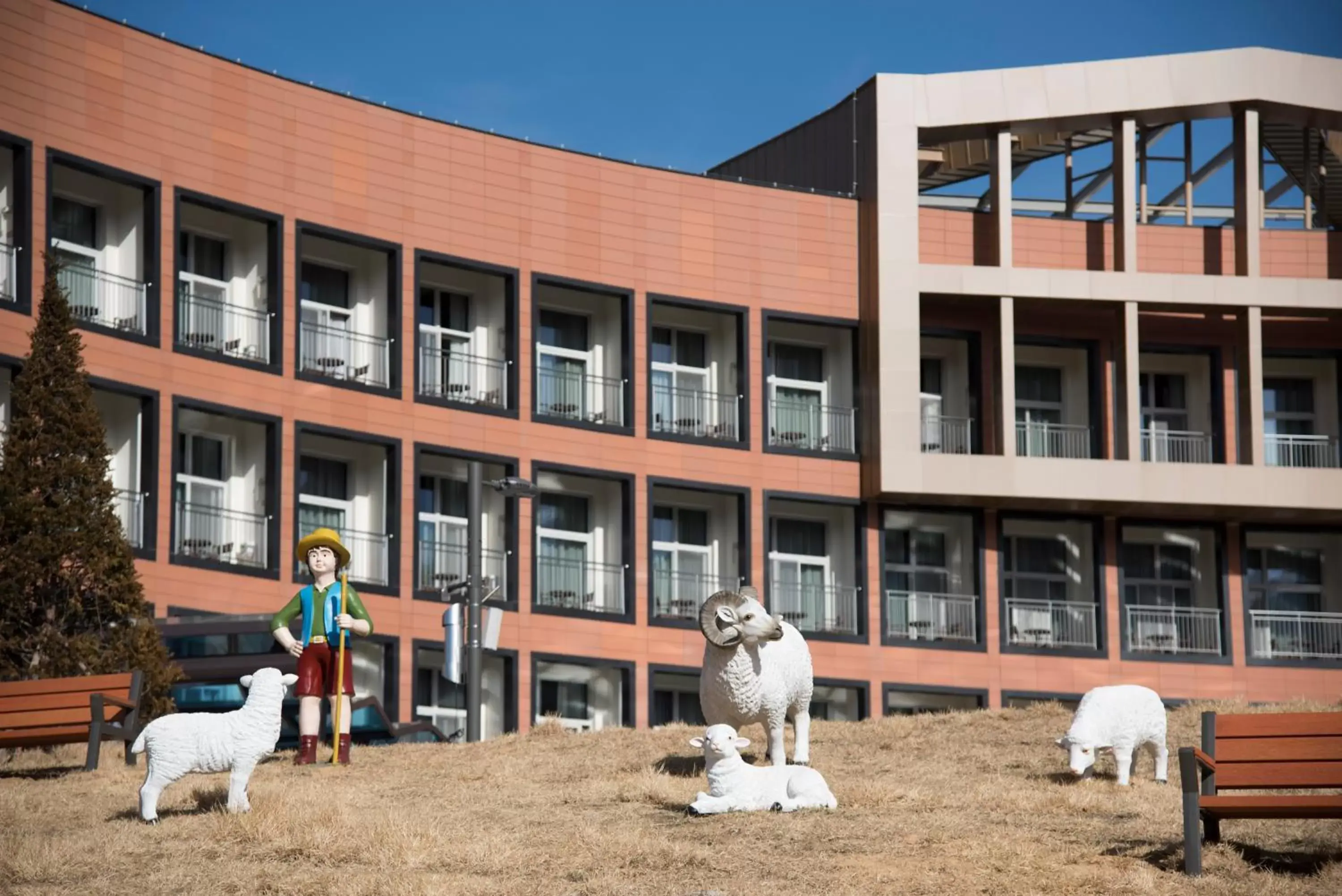 Facade/entrance, Property Building in Pyeongchang Ramada Hotel & Suite by Wyndham