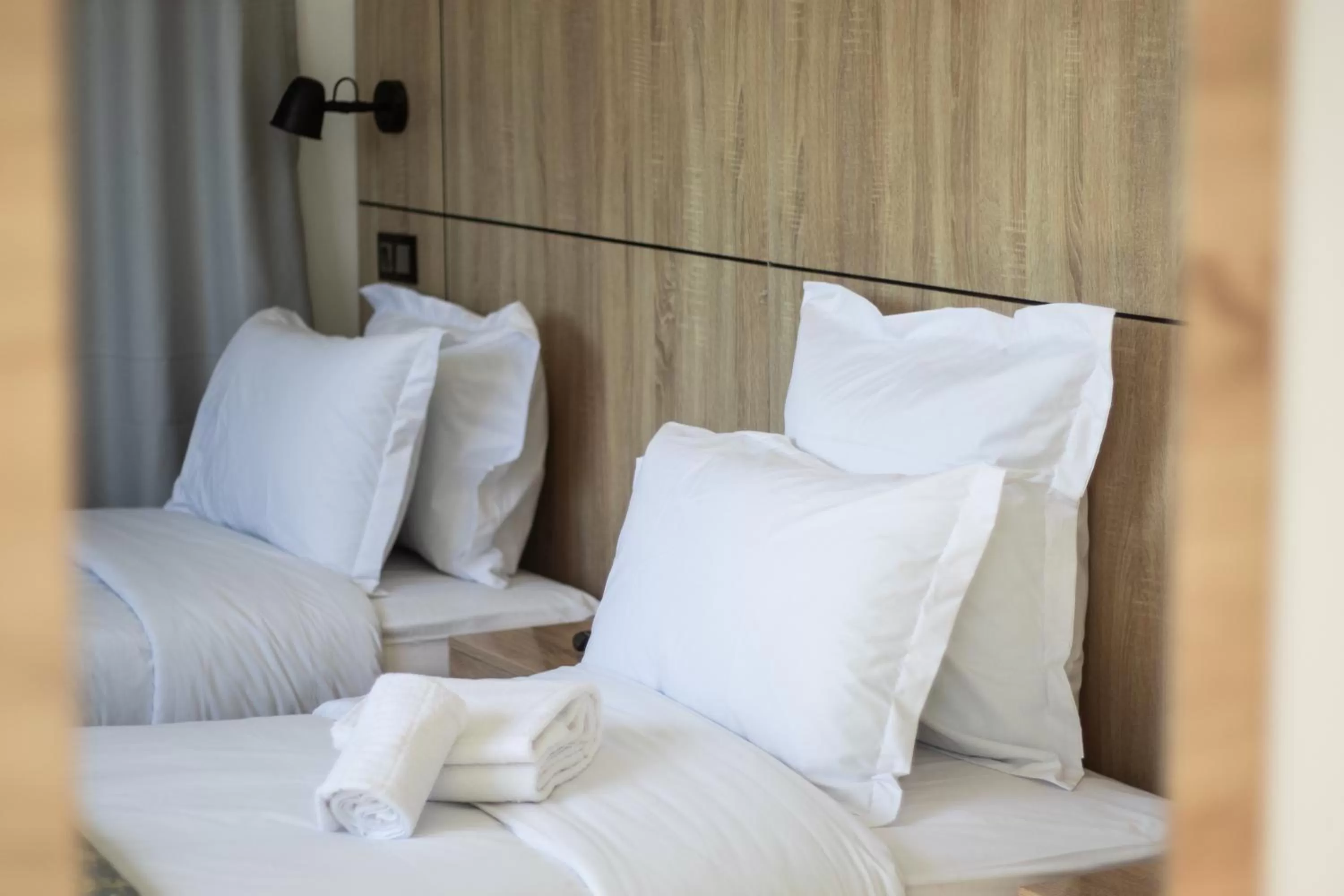 Bed in Karam City Hotel