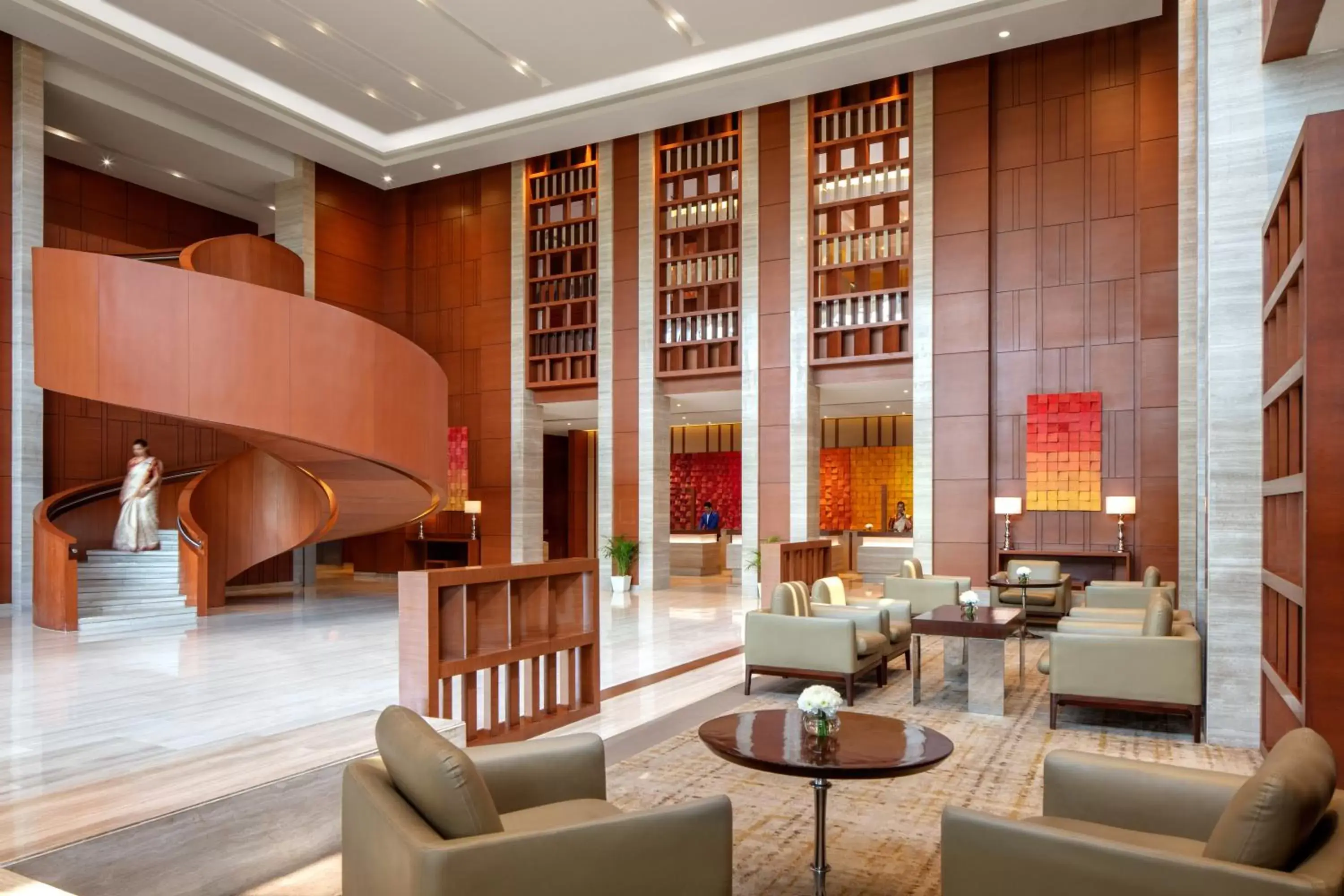 Lobby or reception in Hyatt Regency Chandigarh Lobby or reception in Hyatt Regency Chandigarh