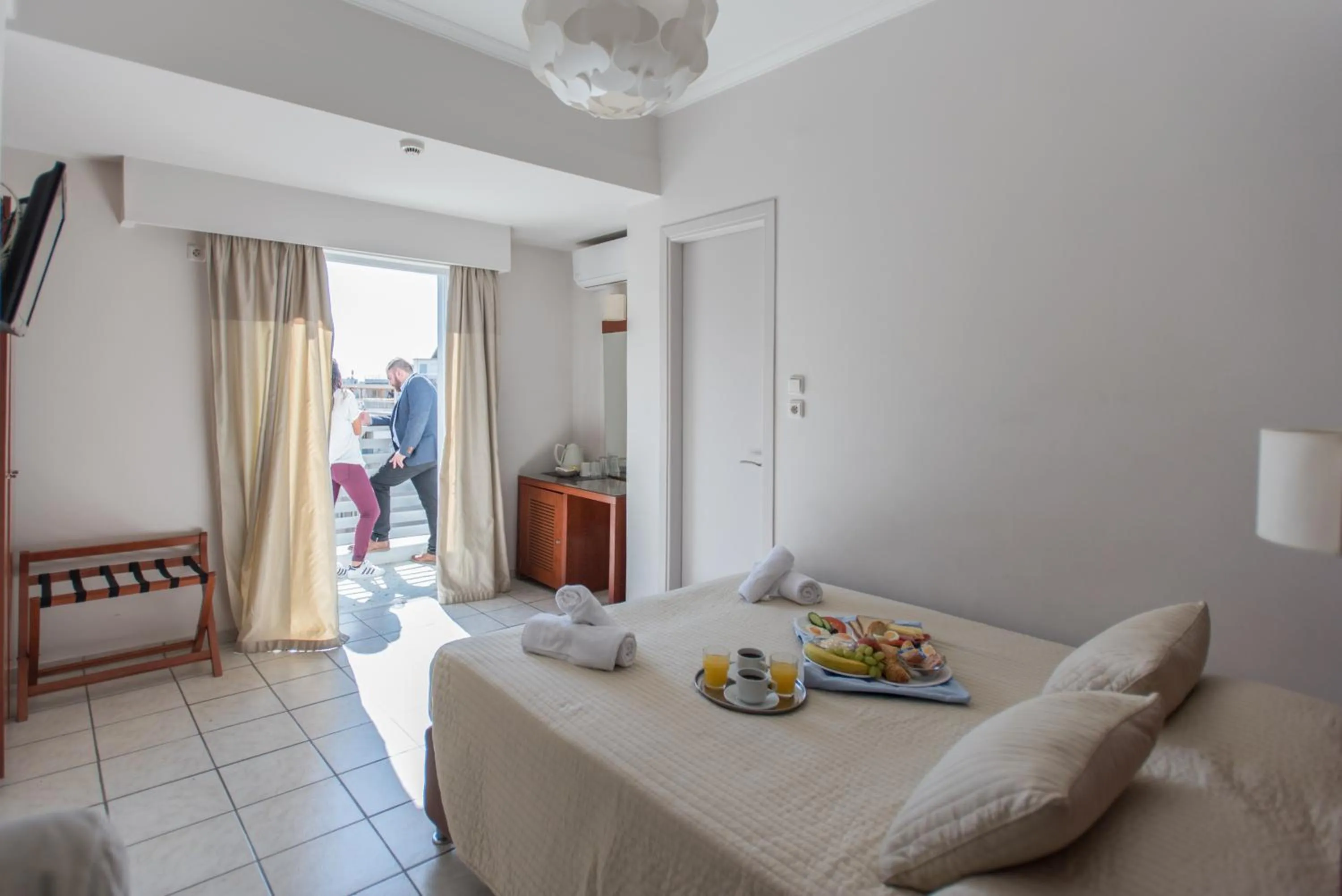 Photo of the whole room, Bed in Epidavros Hotel