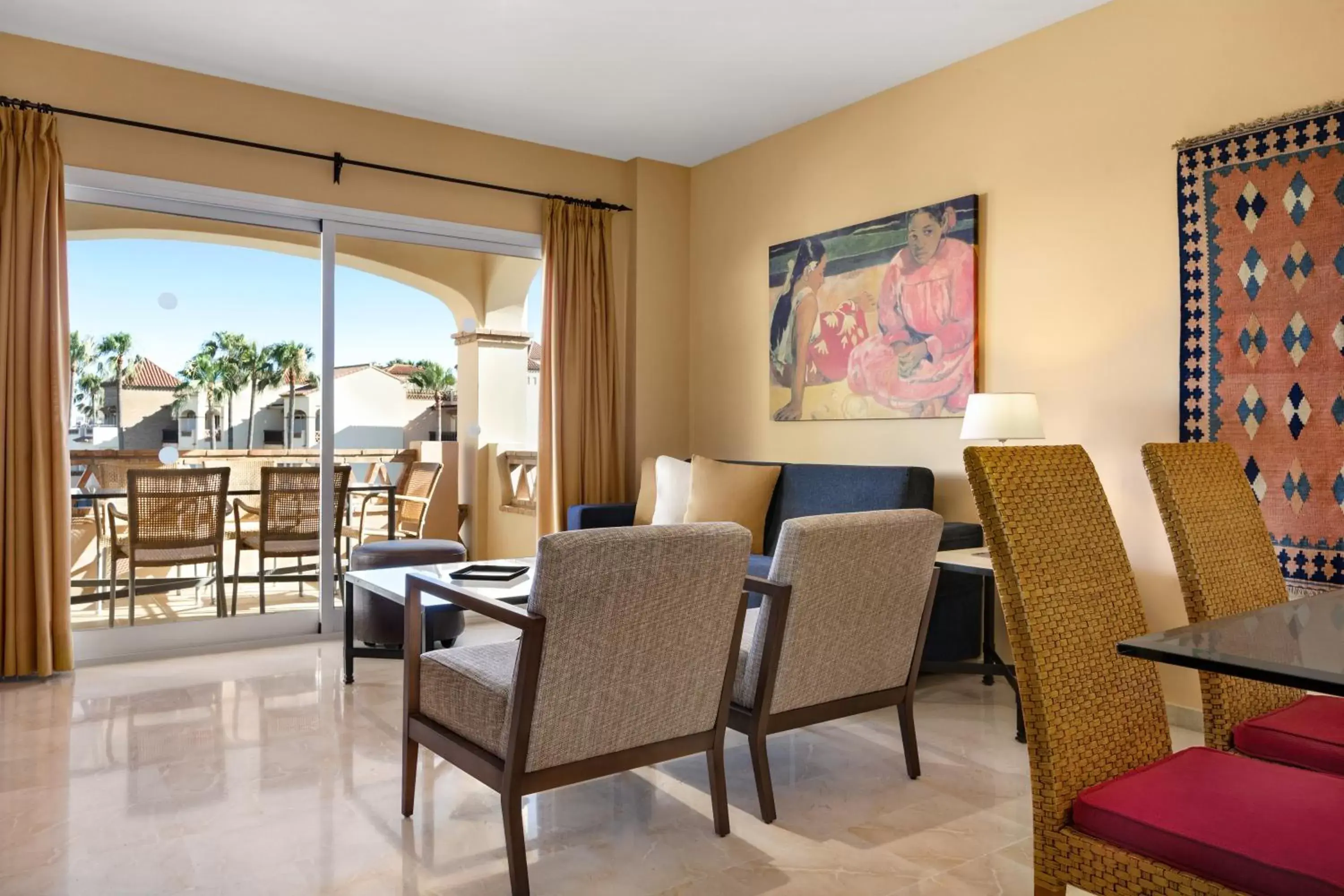 Living room in Wyndham Grand Residences Costa del Sol
