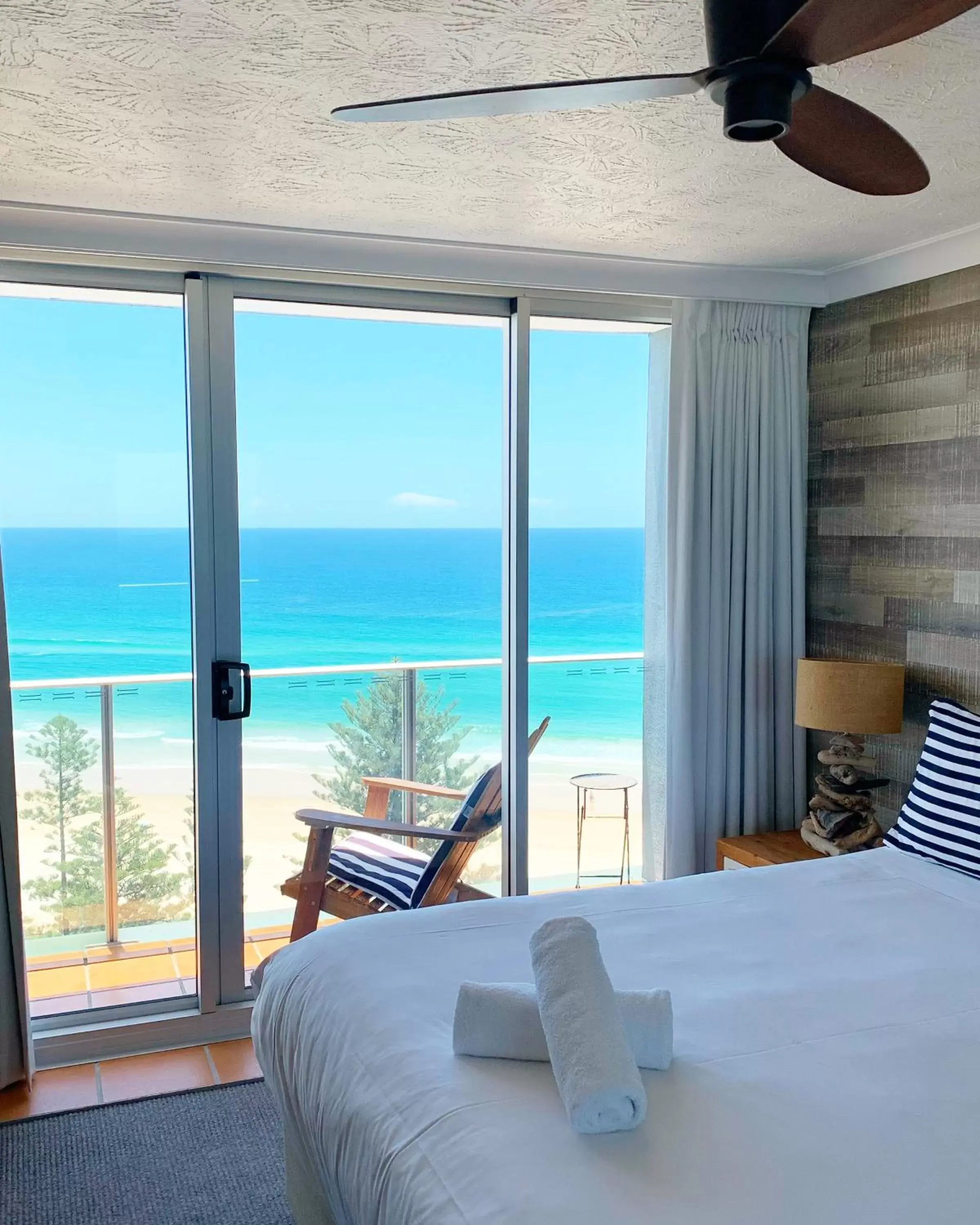 Bedroom in Pacific Regis Beachfront Holiday Apartments