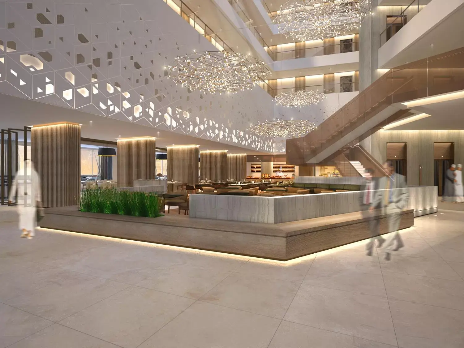 Lobby or reception, Lobby/Reception in Mysk Al Mouj Hotel