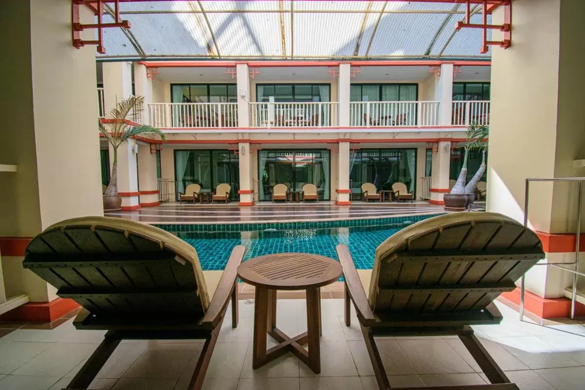 Balcony/Terrace, Swimming Pool in Kiang Haad Beach Hua Hin