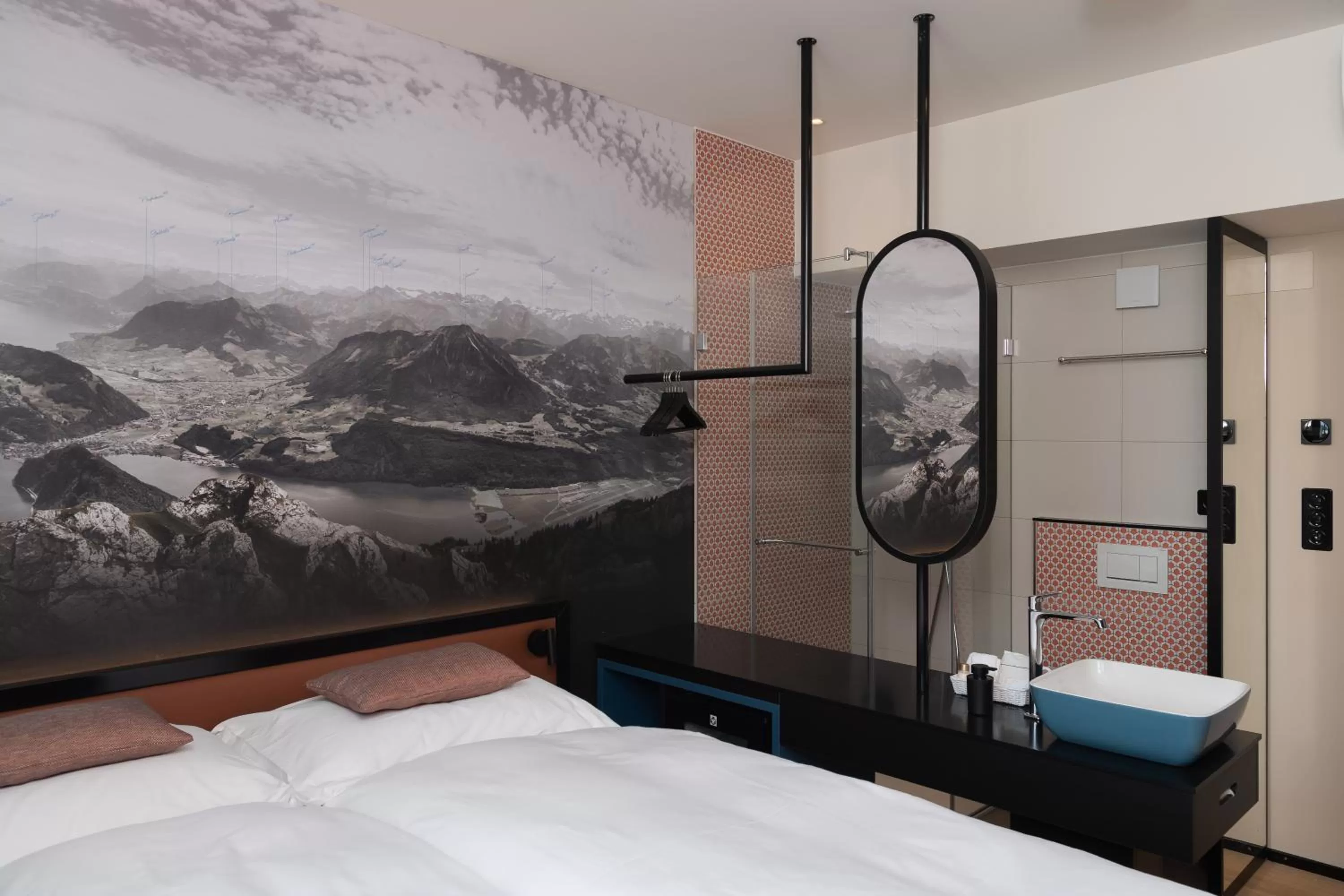 Bedroom, Bed in Boutique Hotel Stanserhof