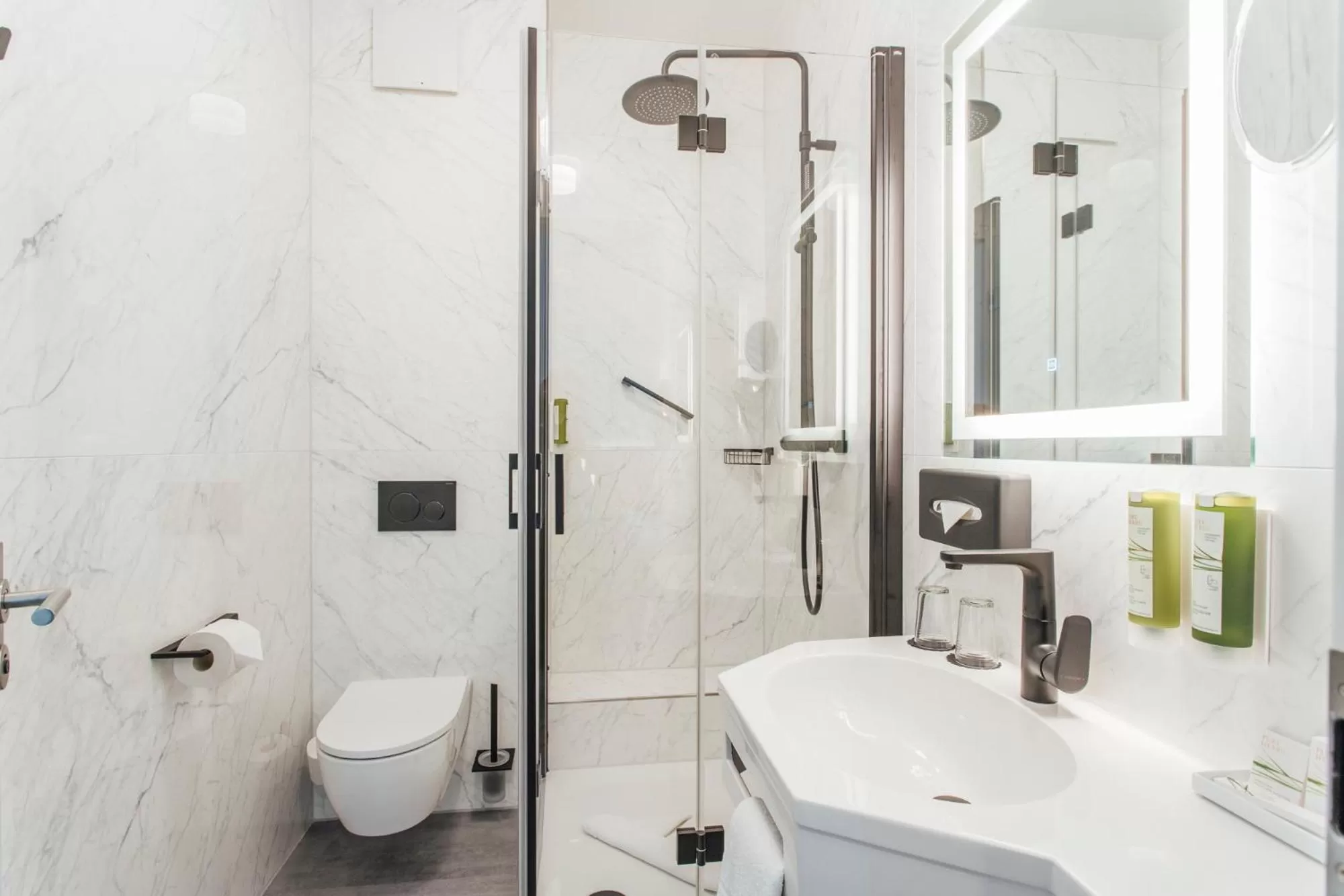 Bathroom in Strandhotel Hohenzollern