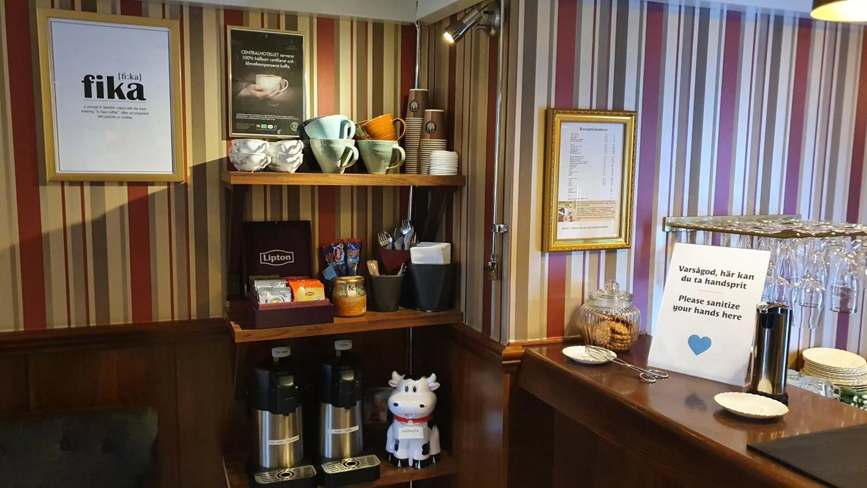 Lobby or reception in Best Western Centralhotellet