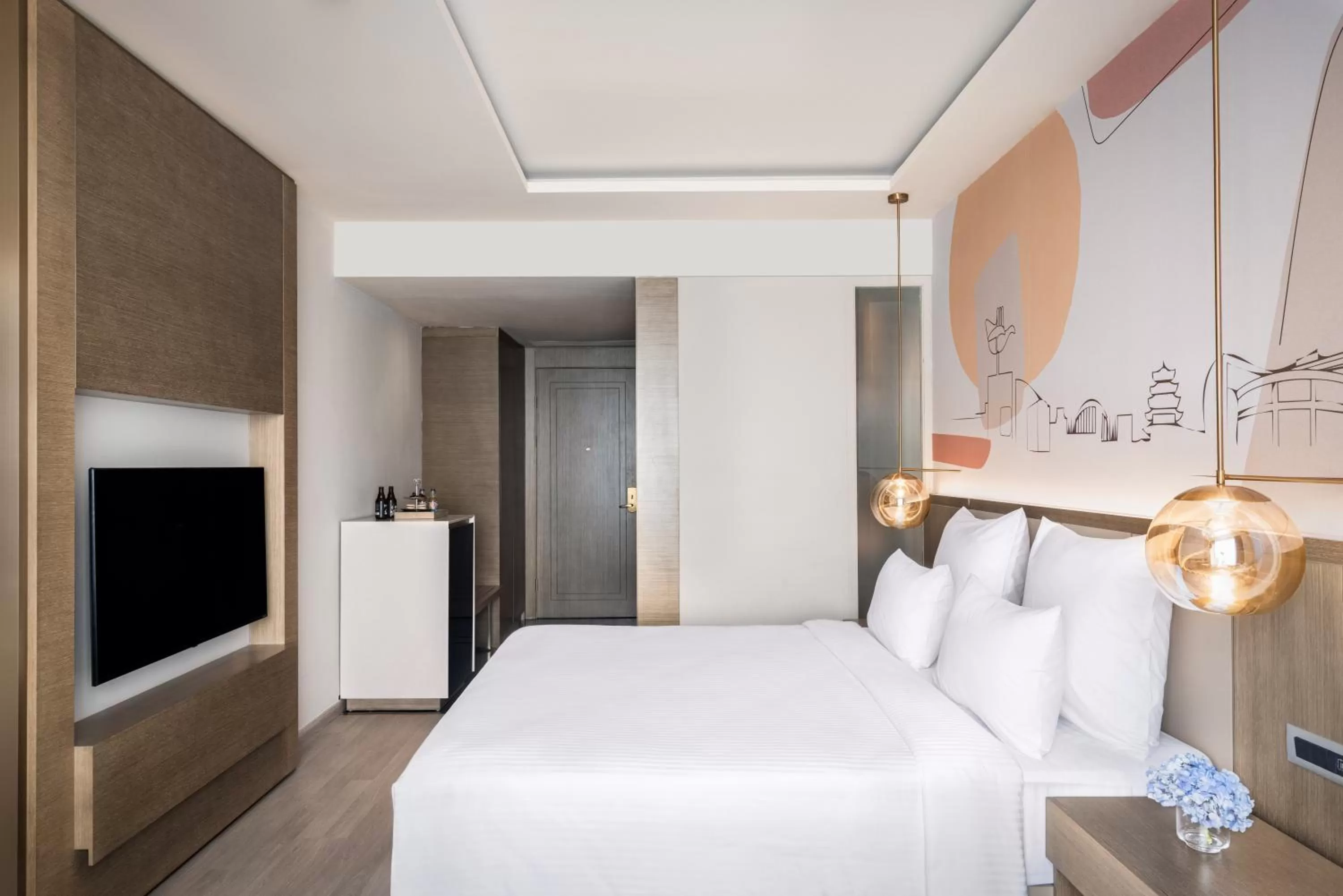 Bed in Novotel Chandigarh Tribune Chowk