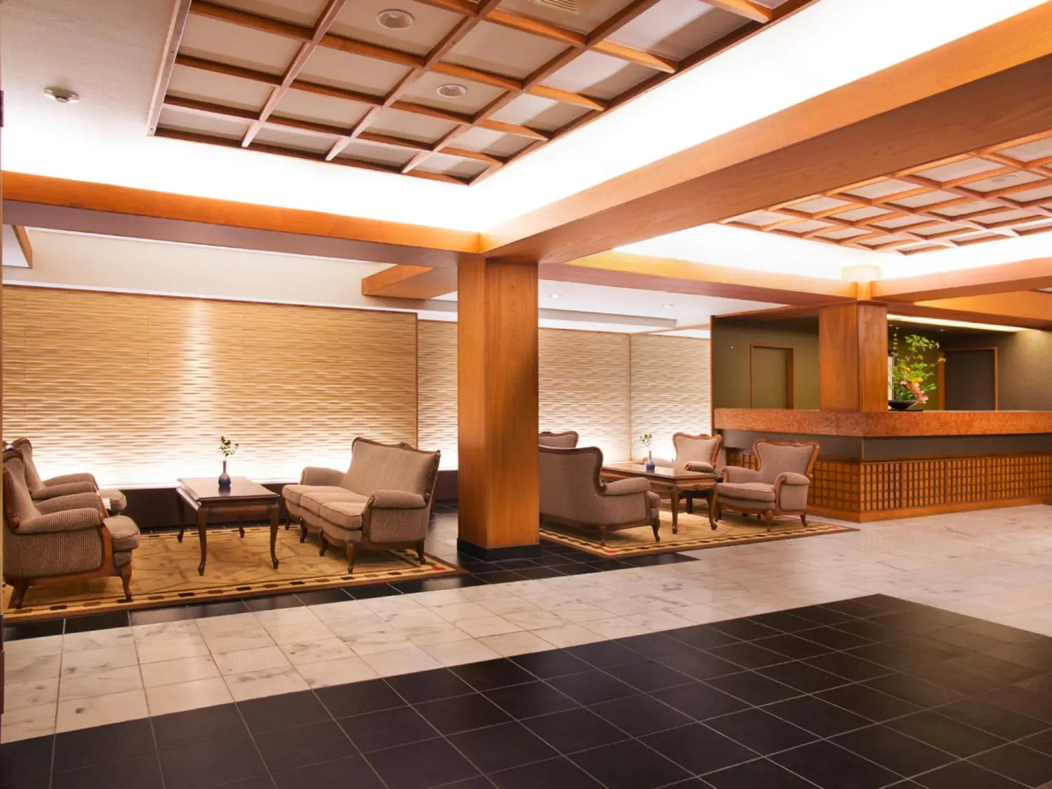 Lobby or reception in Tsuruya Kisshotei