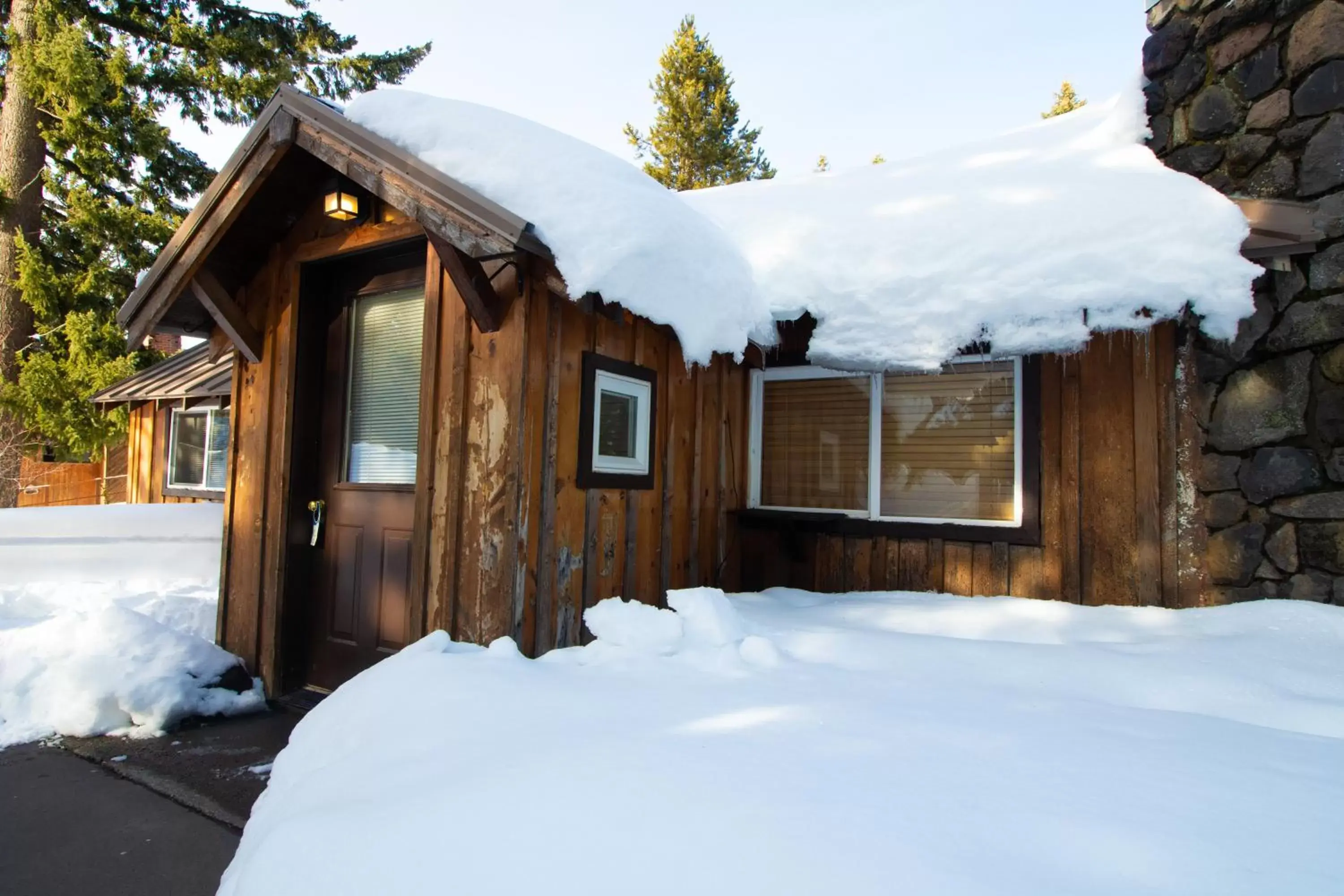 Property building, Winter in Cooper Spur Mountain Resort