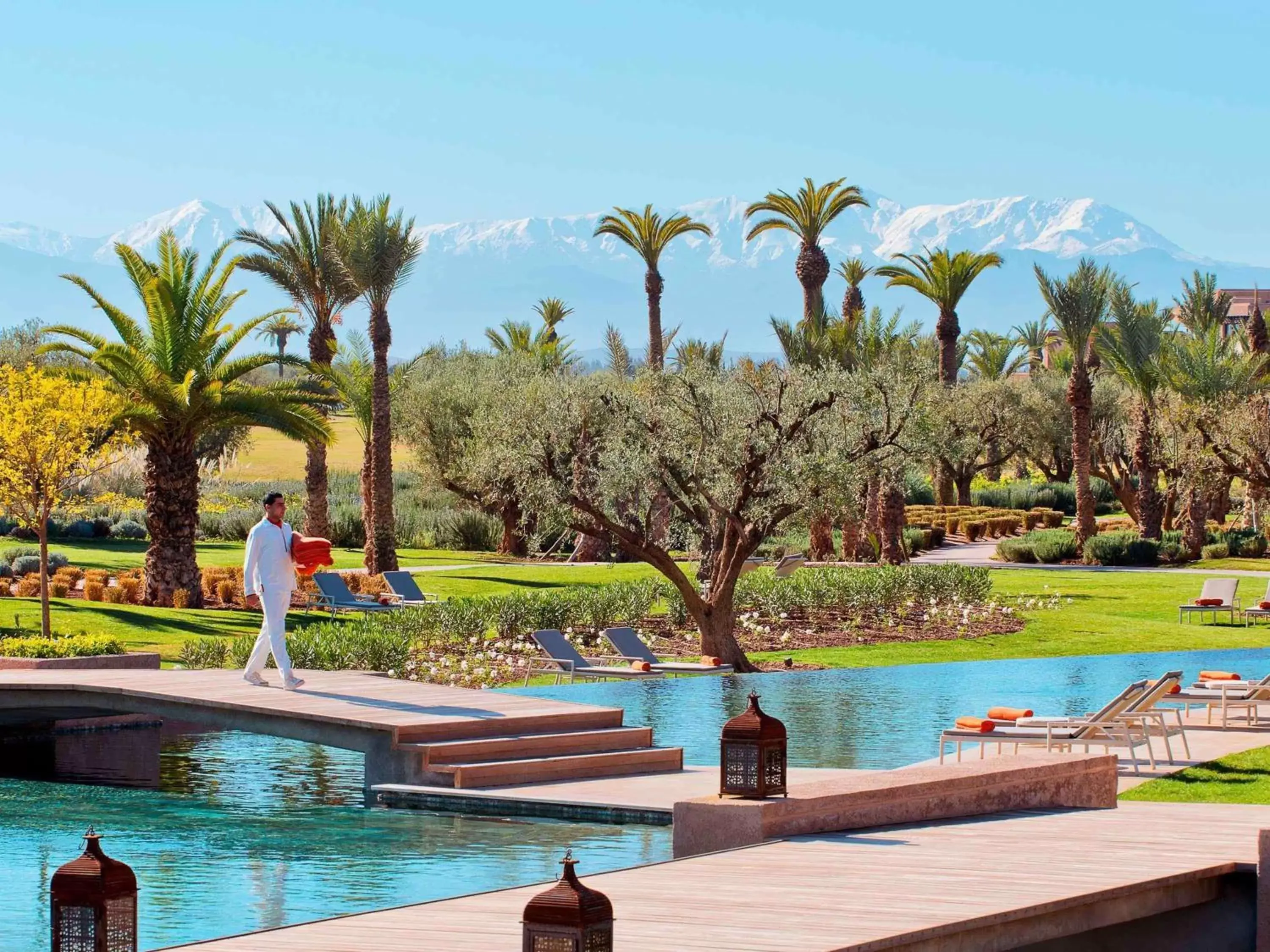 Property building, Swimming Pool in Fairmont Royal Palm Marrakech