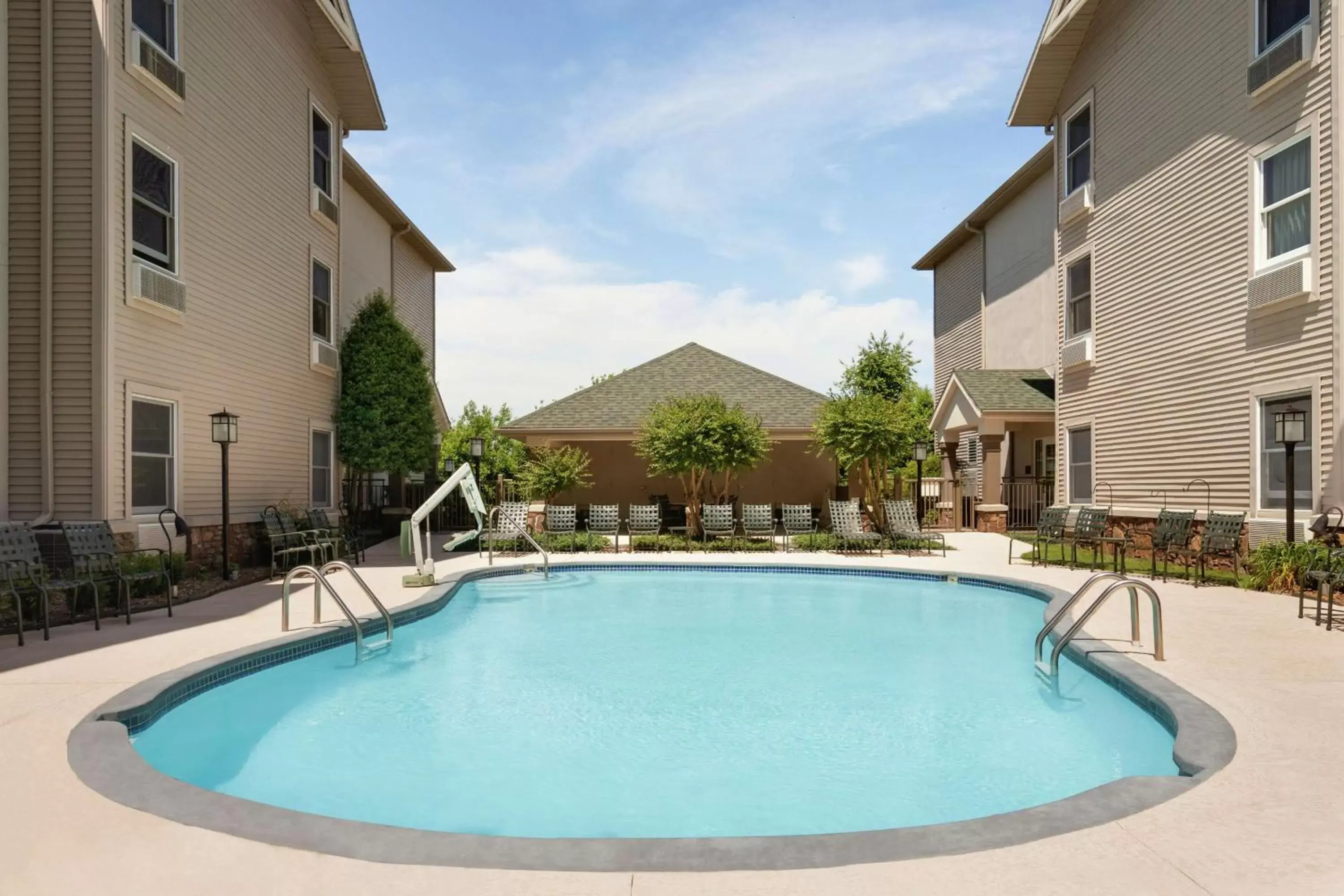 Pool view in Hampton Inn and Suites Springdale Pool view in Hampton Inn and Suites Springdale
