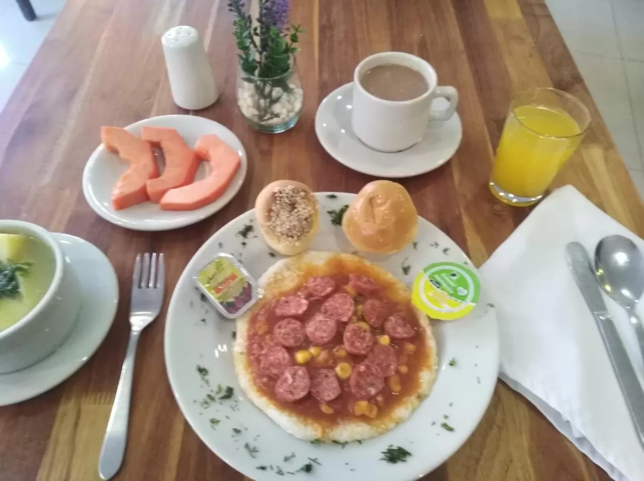 Breakfast in Hotel San Francisco de Asís