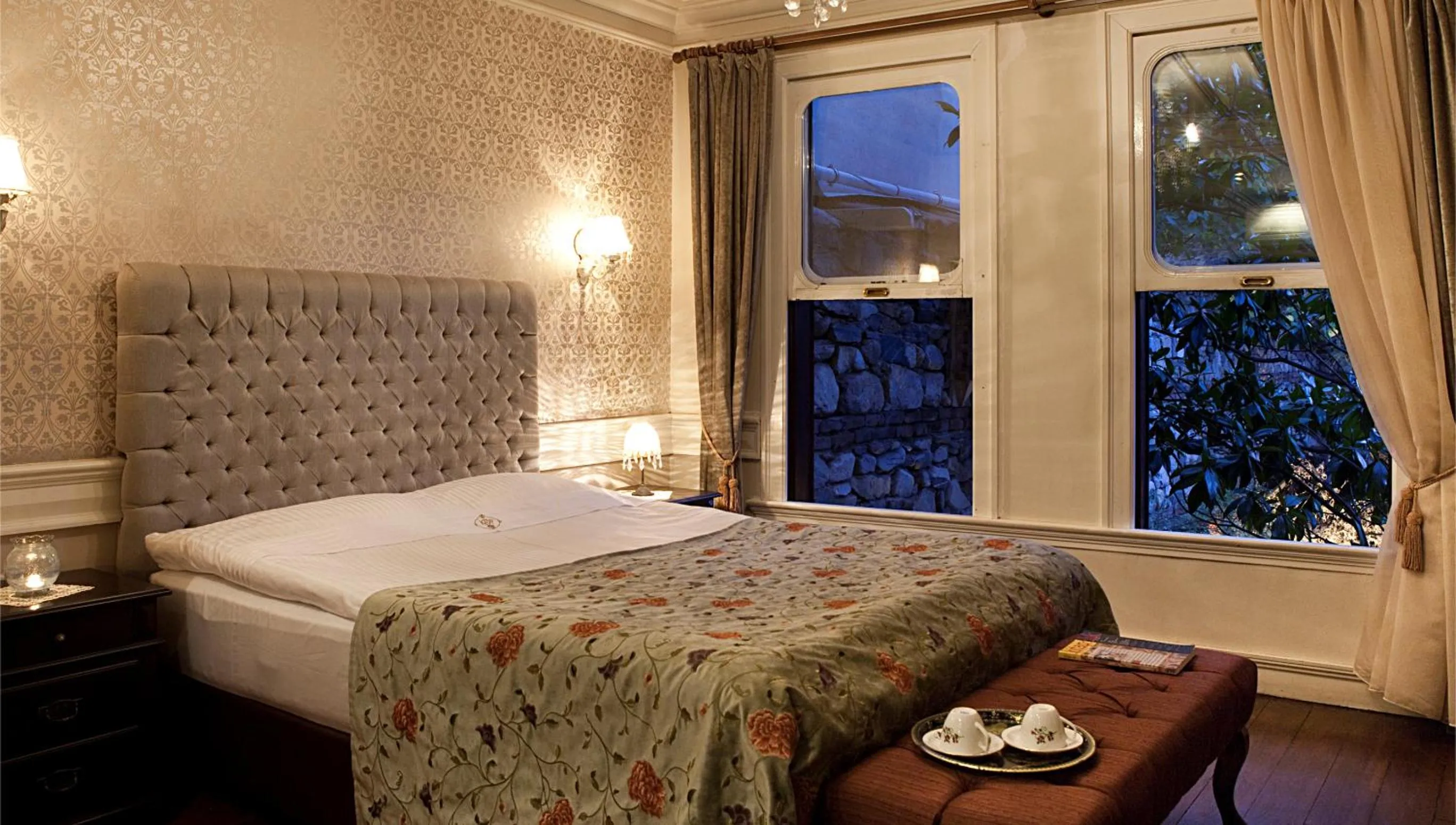 Bed in Kitapevi Hotel