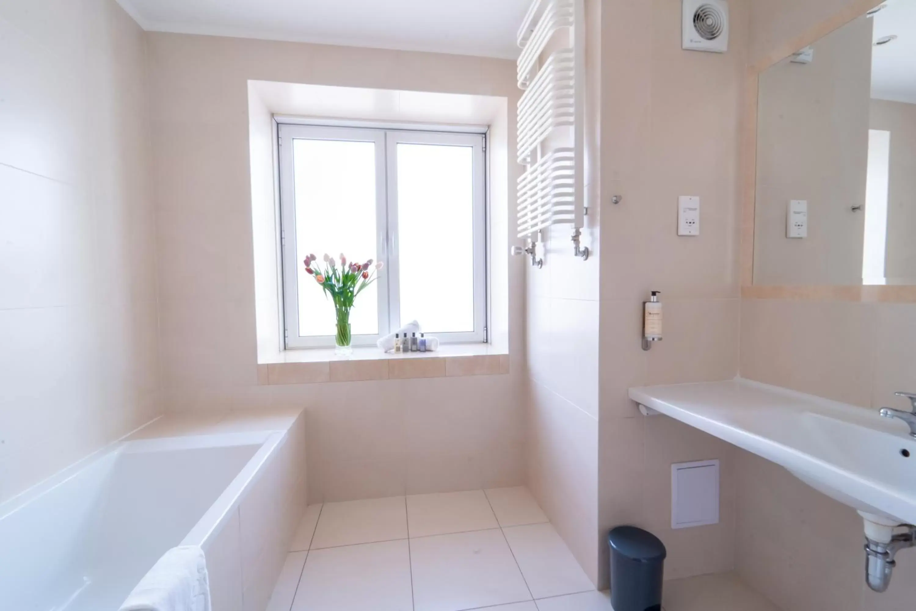 Bathroom in Warmiński Hotel & Conference Bathroom in Warmiński Hotel & Conference