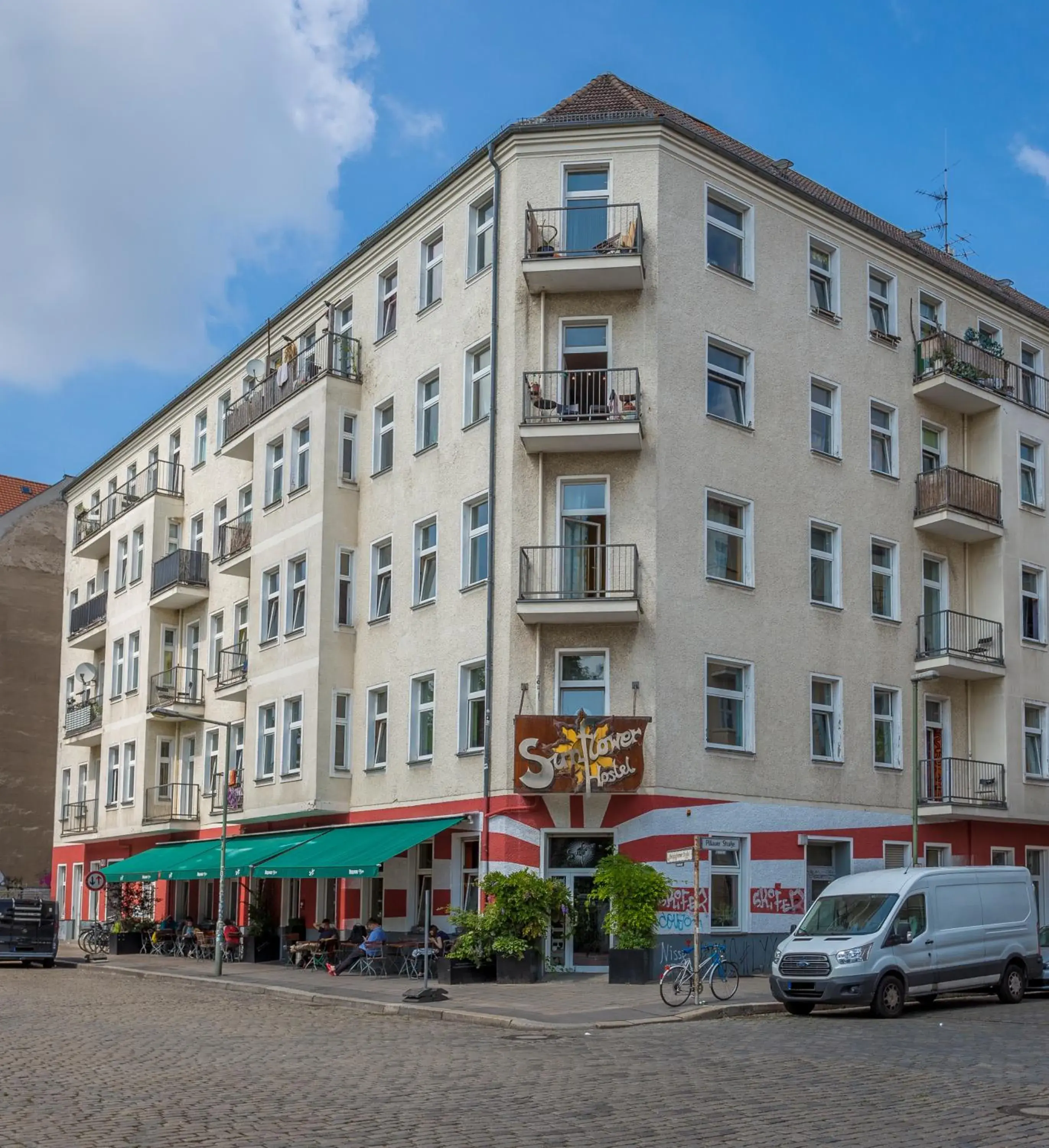 Facade/entrance, Property Building in Sunflower Hostel