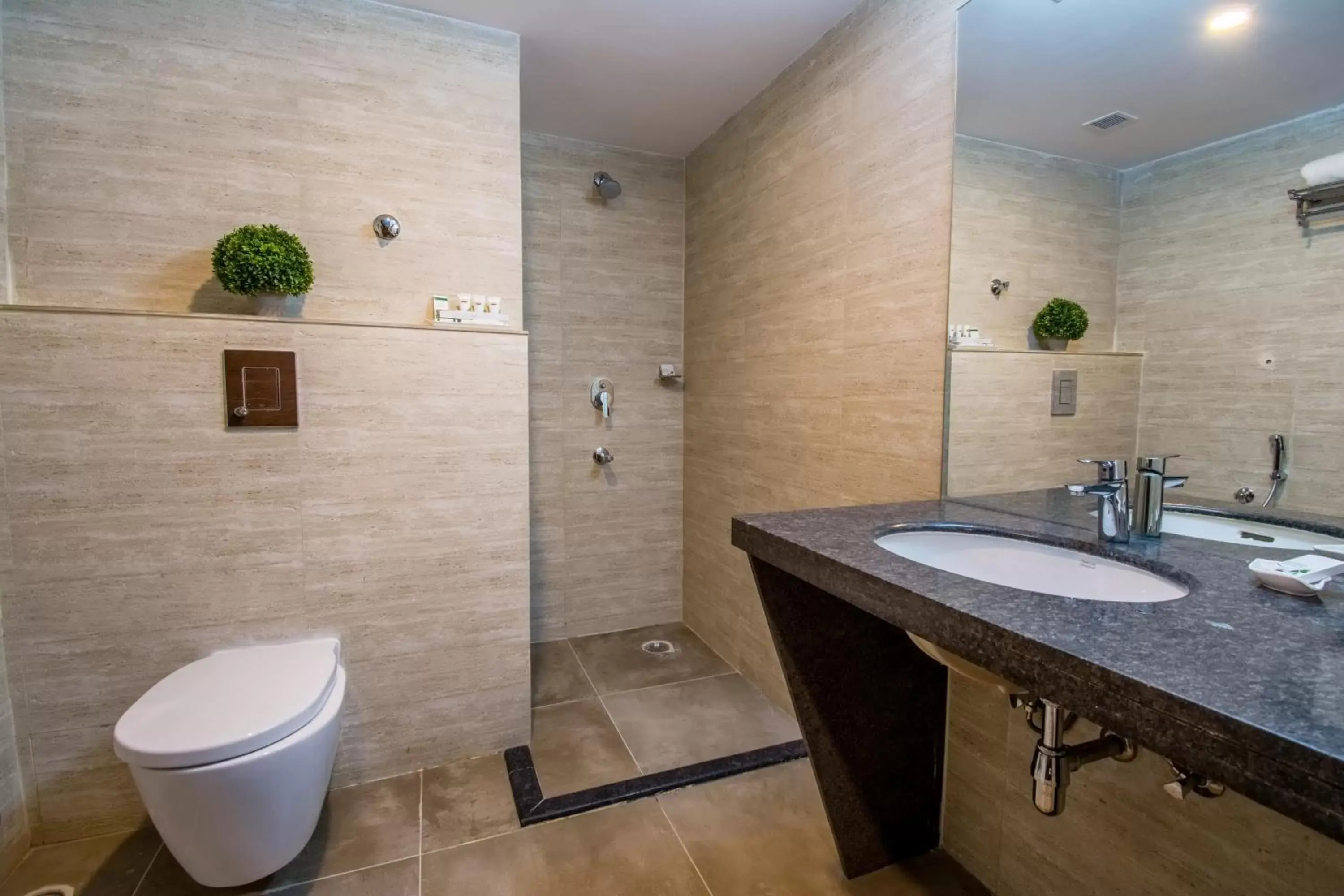 Bathroom in Mantris Hotel Bathroom in Mantris Hotel