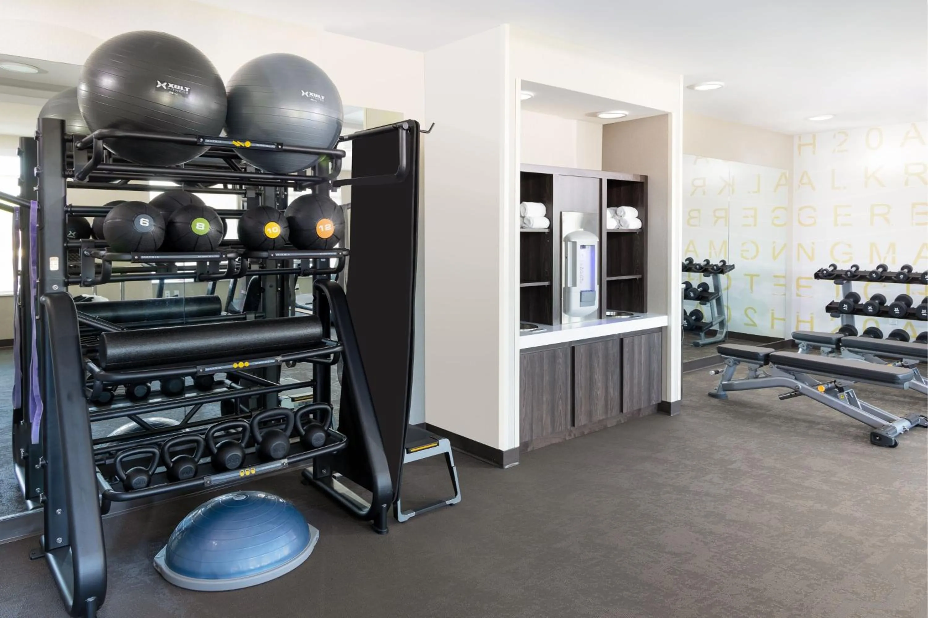 Fitness centre/facilities in Residence Inn by Marriott Fairfield Napa