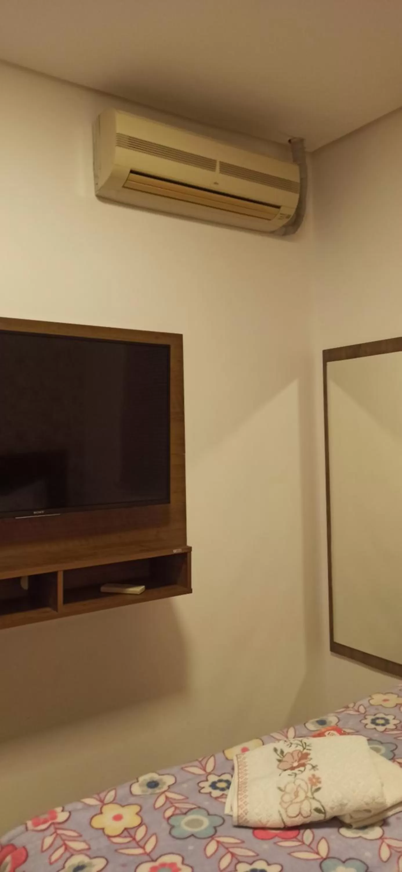 Bed in Pousada Bom Sono