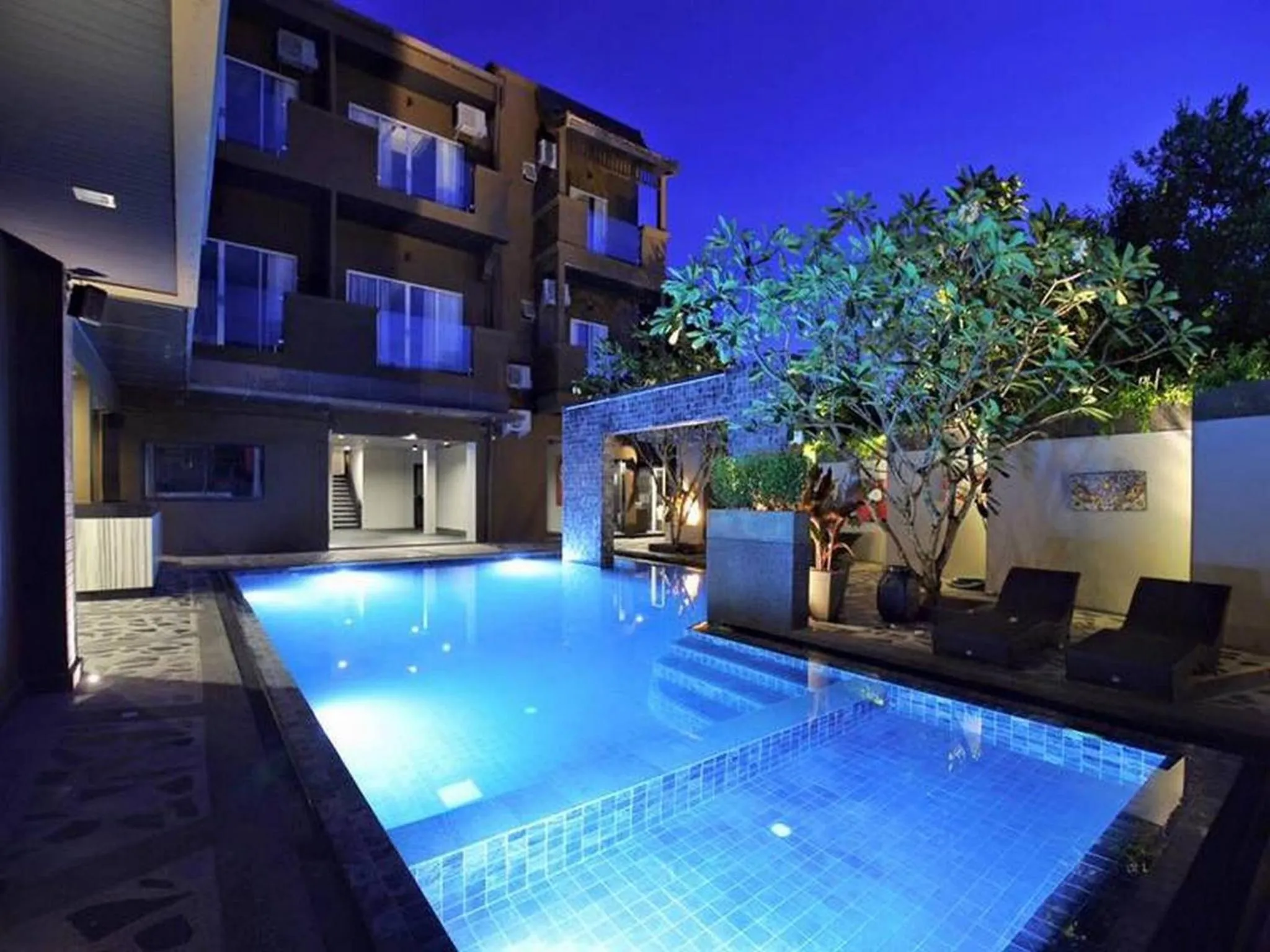 Property building in Mazi Design Hotel by Kalima