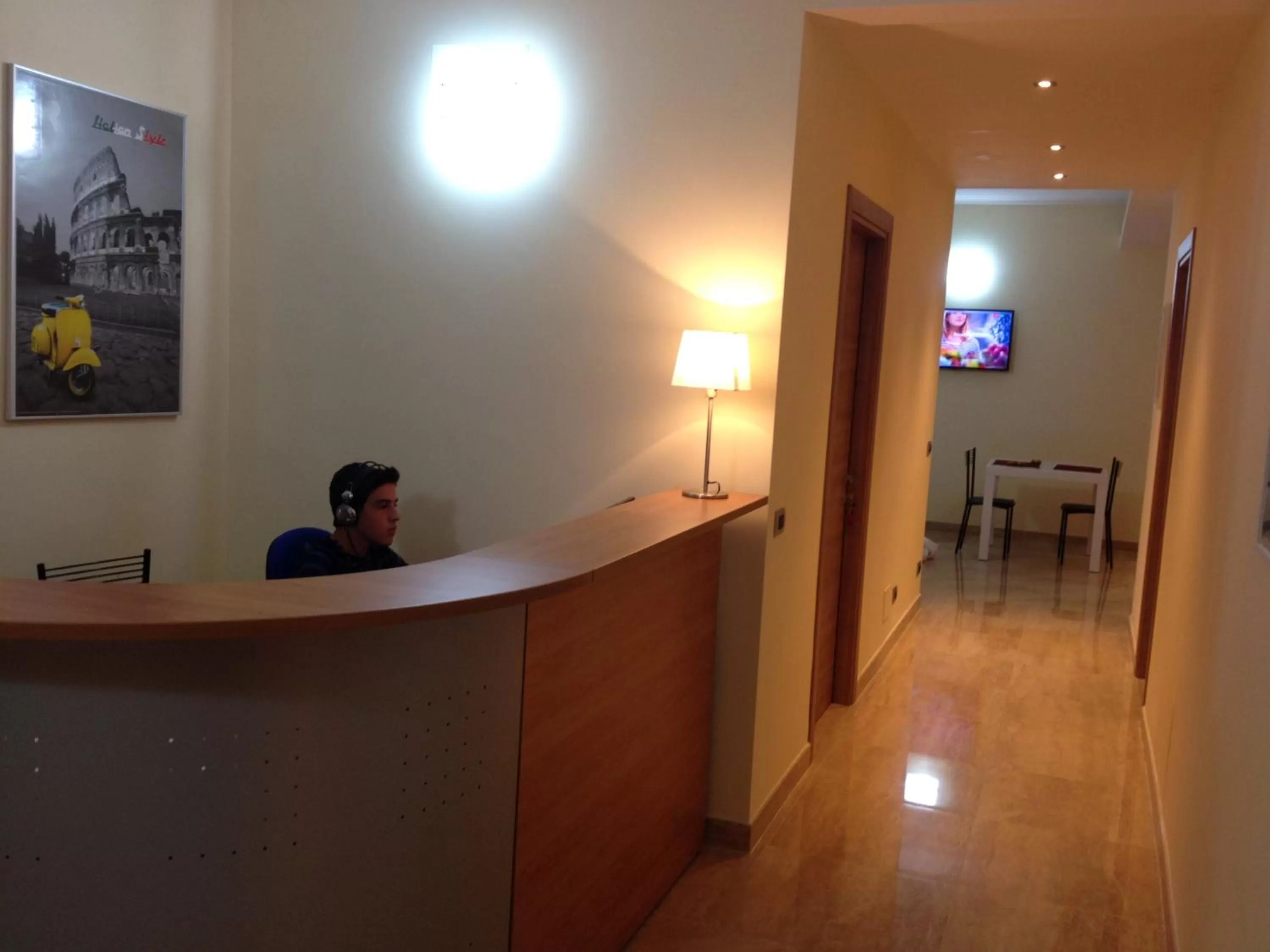 Lobby or reception in Trastevere's Friends