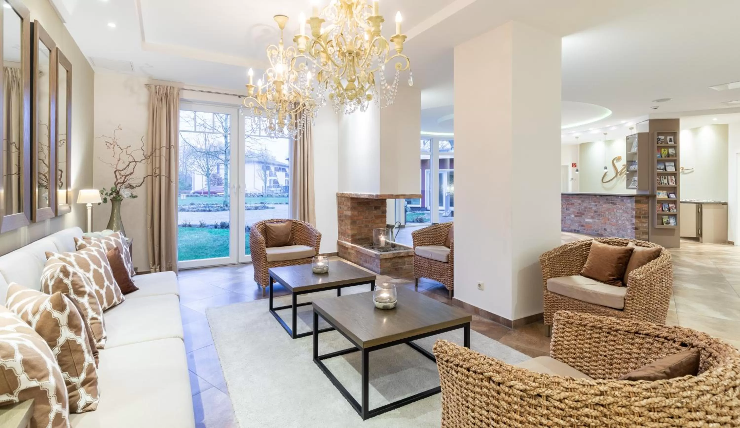 Lobby or reception in Strandhafer Aparthotel