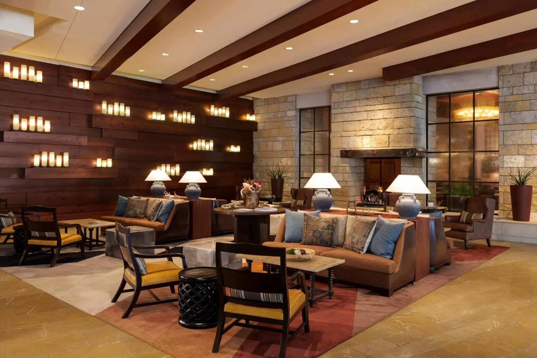 Lobby or reception, Restaurant/Places to Eat in Omni Fort Worth Hotel