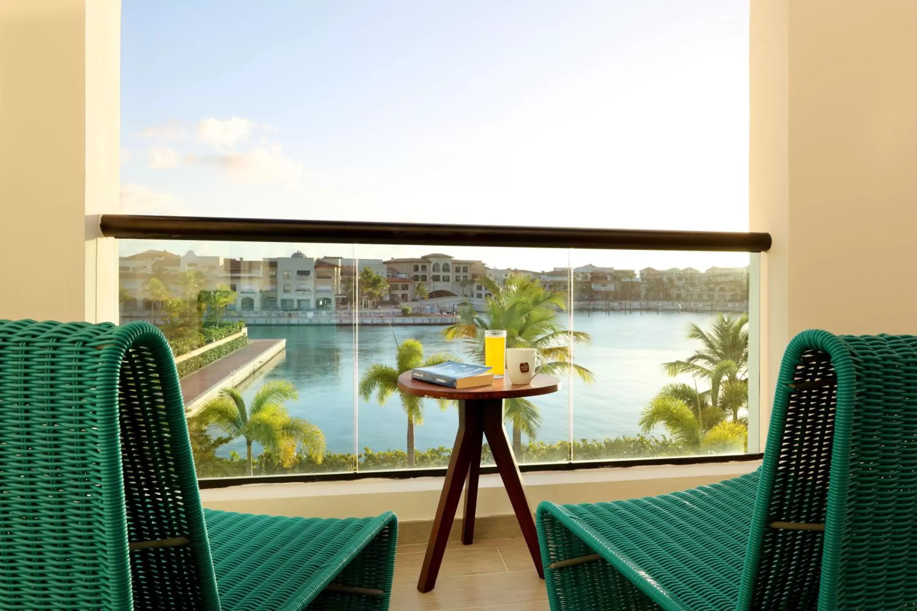 Sunset, Balcony/Terrace in TRS Cap Cana Waterfront & Marina Hotel - Adults Only